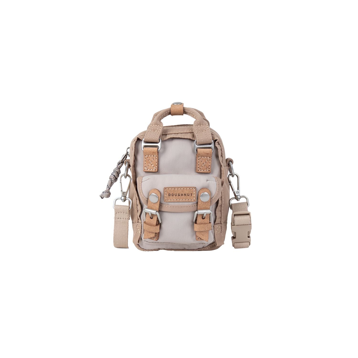 Doughnut Macaroon Tiny Happy Camper Series Crossbody - Ivory