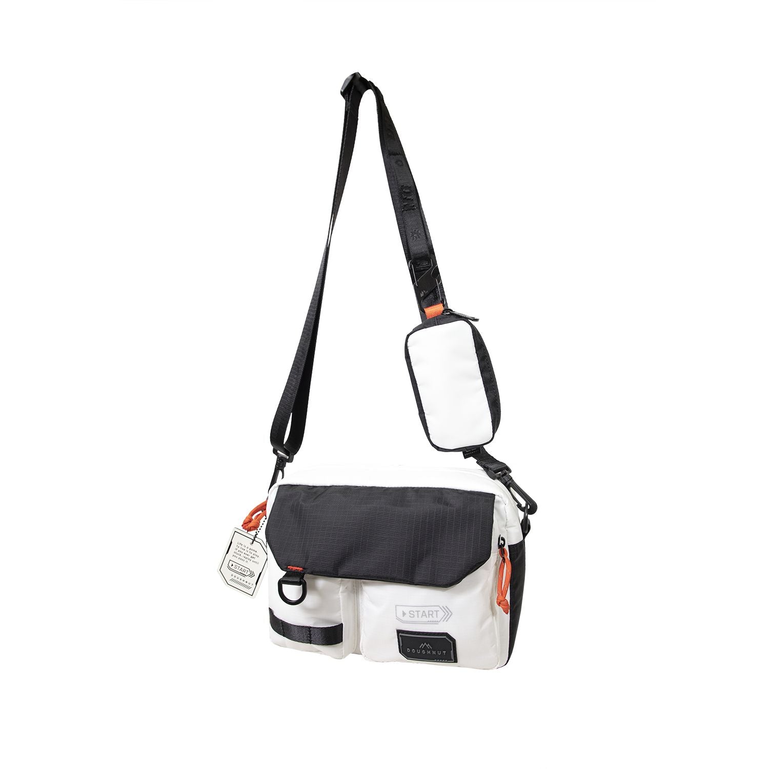 Doughnut Mission Cross Body Bag (Gamescape Collection) - White