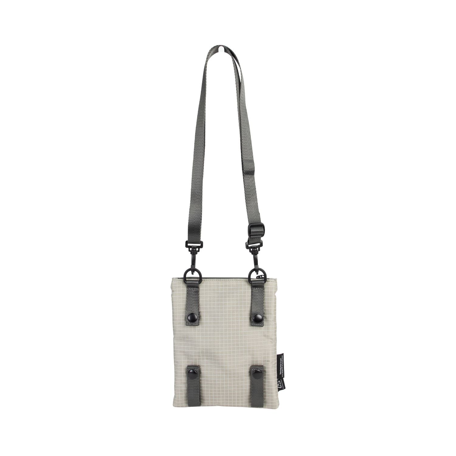 Doughnut Teleport Street Cruise Series Crossbody Bag - Light Grey X Teal