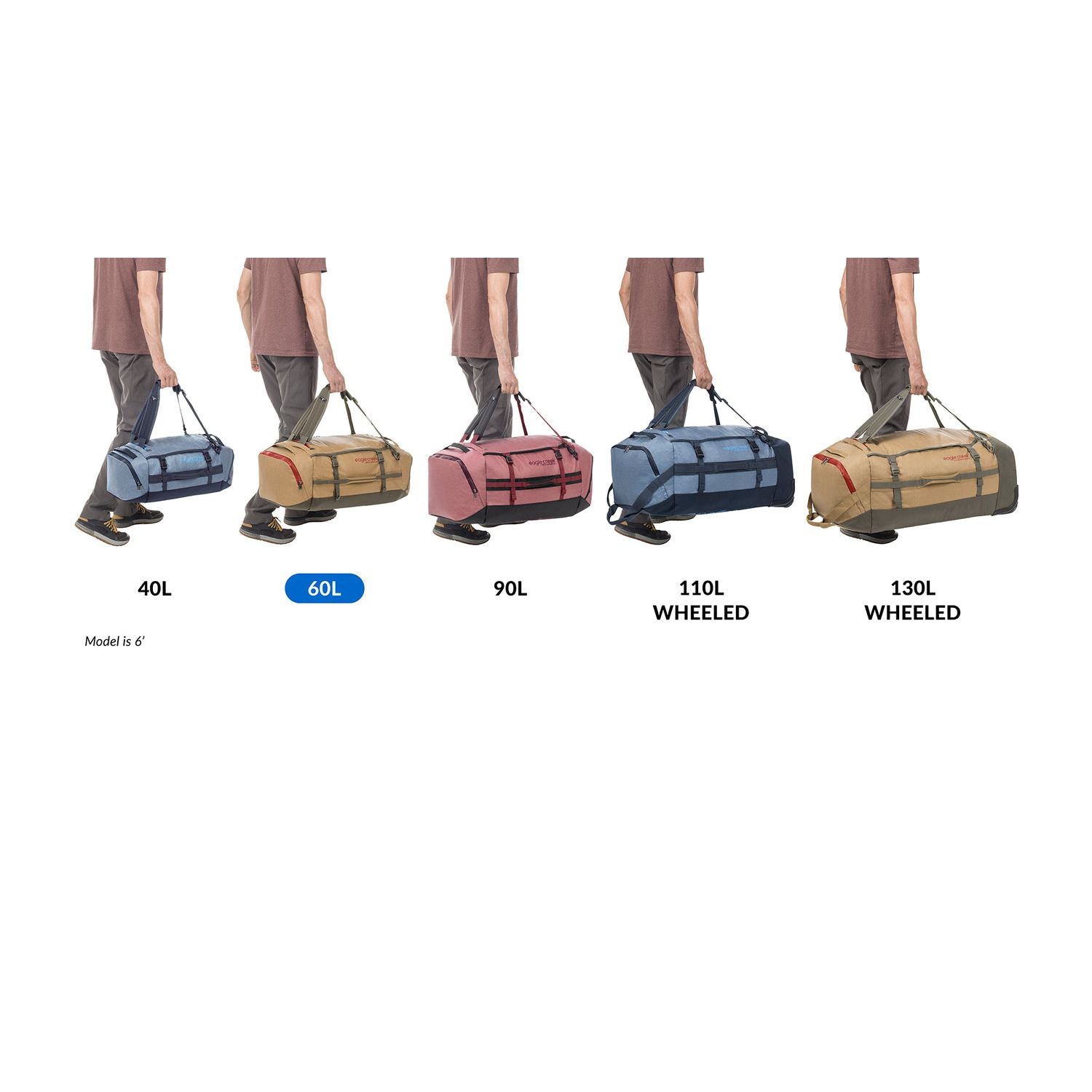 Eagle Creek Cargo Hauler Duffel 60L (Charcoal)