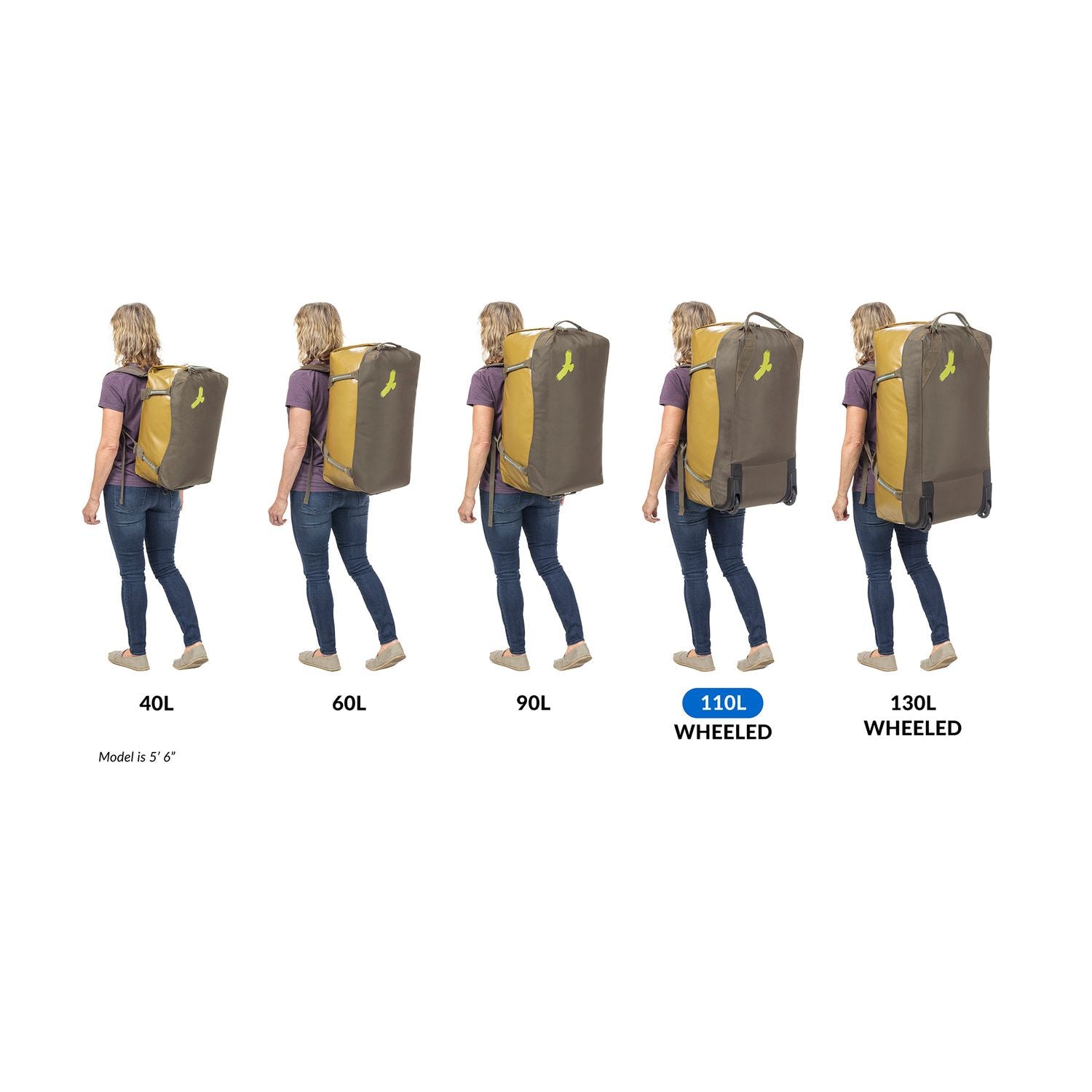 Eagle Creek Migrate Wheeled Duffel 110L (Rush Blue)