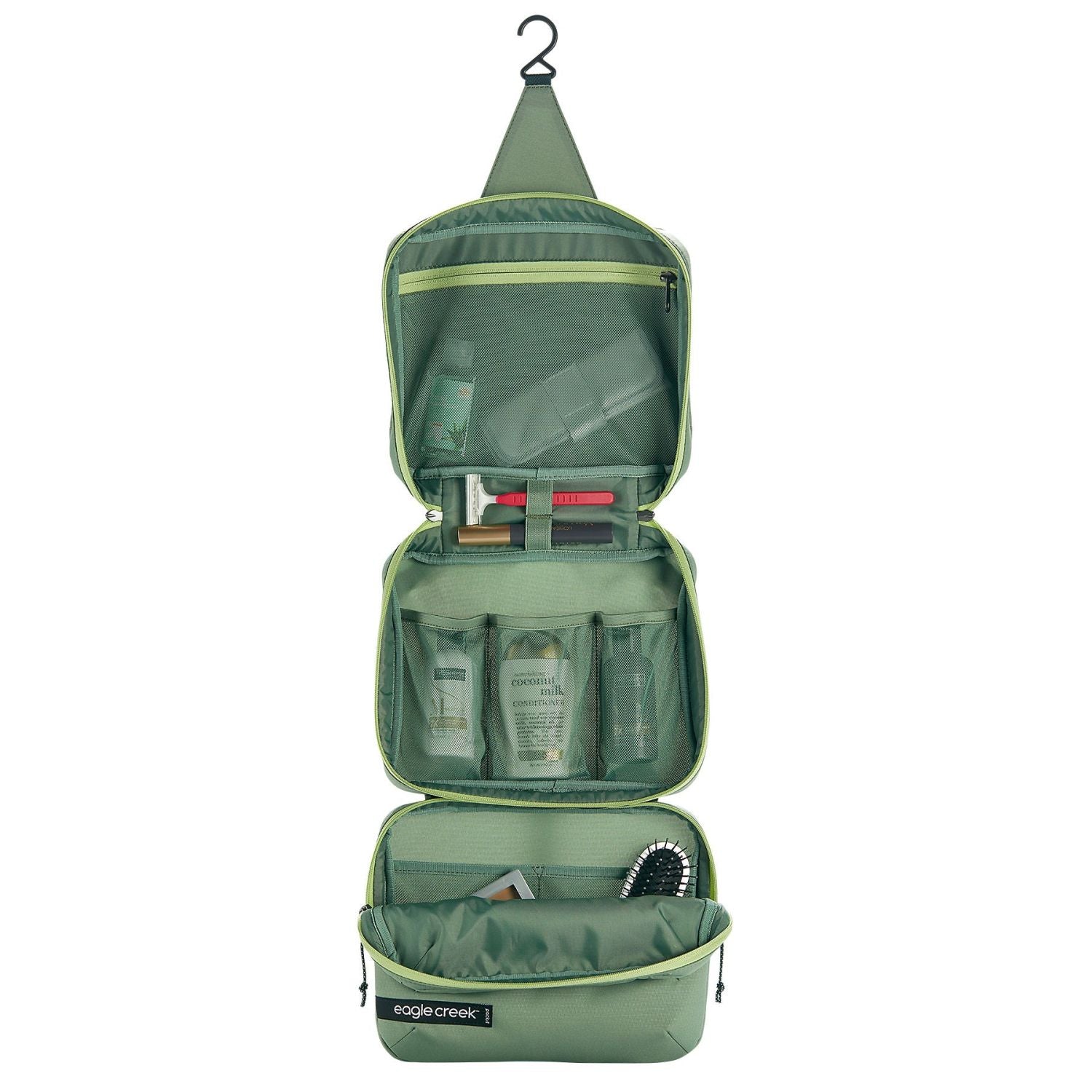 Eagle Creek Pack-It Reveal Trifold Toiletry Kit (Mossy Green)