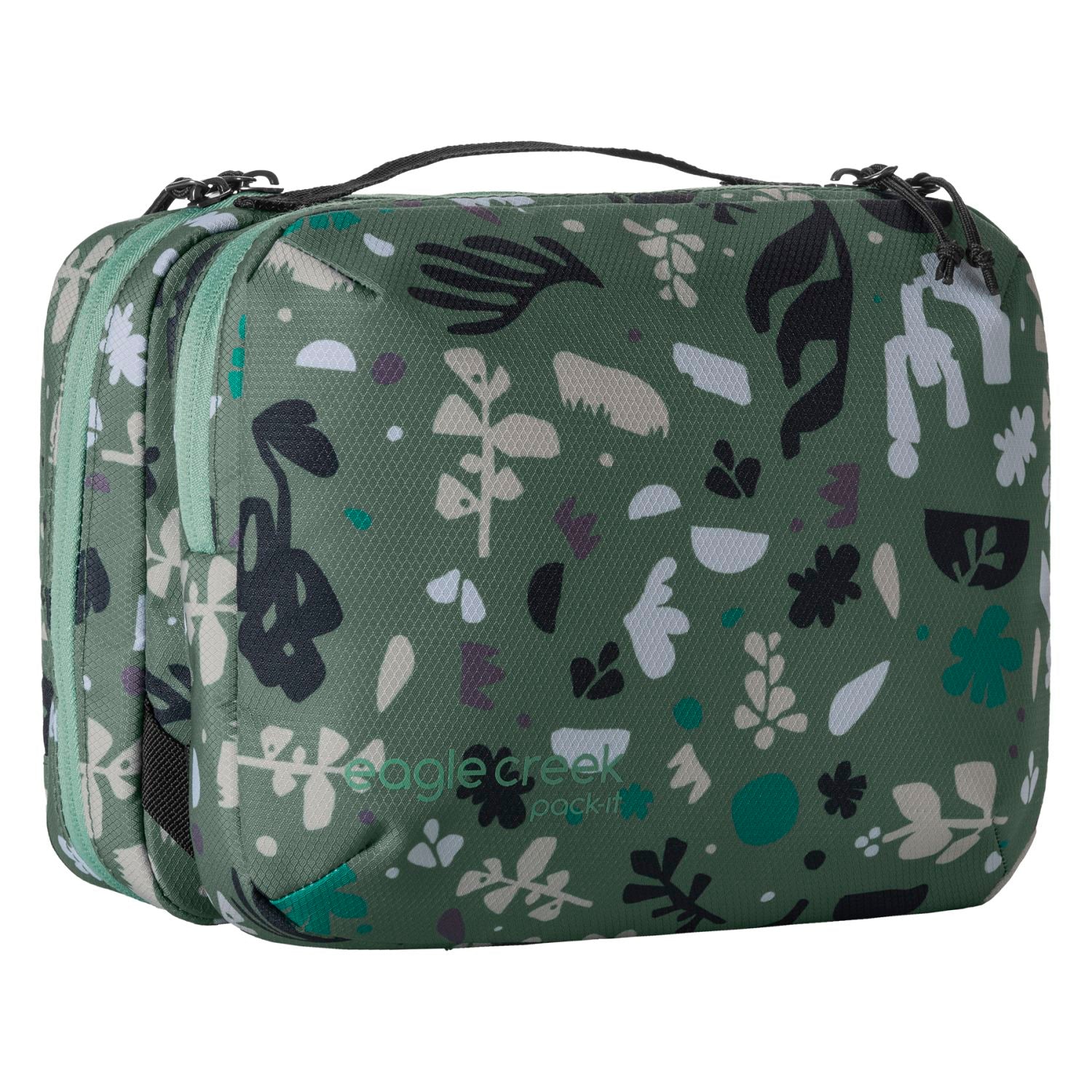 Eagle Creek Pack-It Reveal Trifold Toiletry Kit V2 (Roots And Shoots: Duck Green)