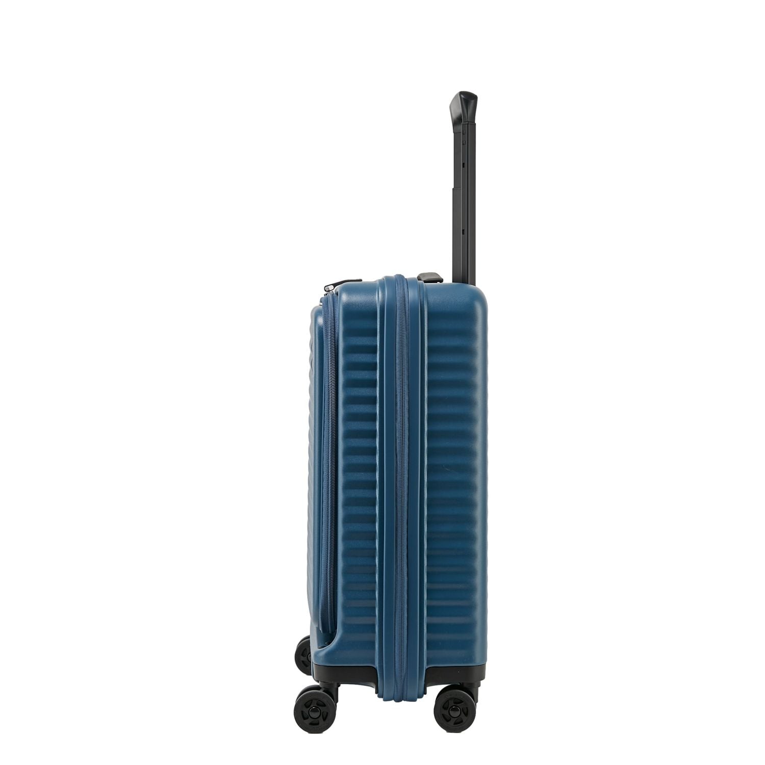 Echolac Celestra 20" Carry On Upright Luggage With Front Access Opening (Dark Blue)