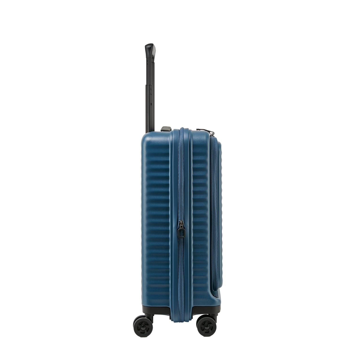 Echolac Celestra 20" Carry On Upright Luggage With Front Access Opening (Dark Blue)
