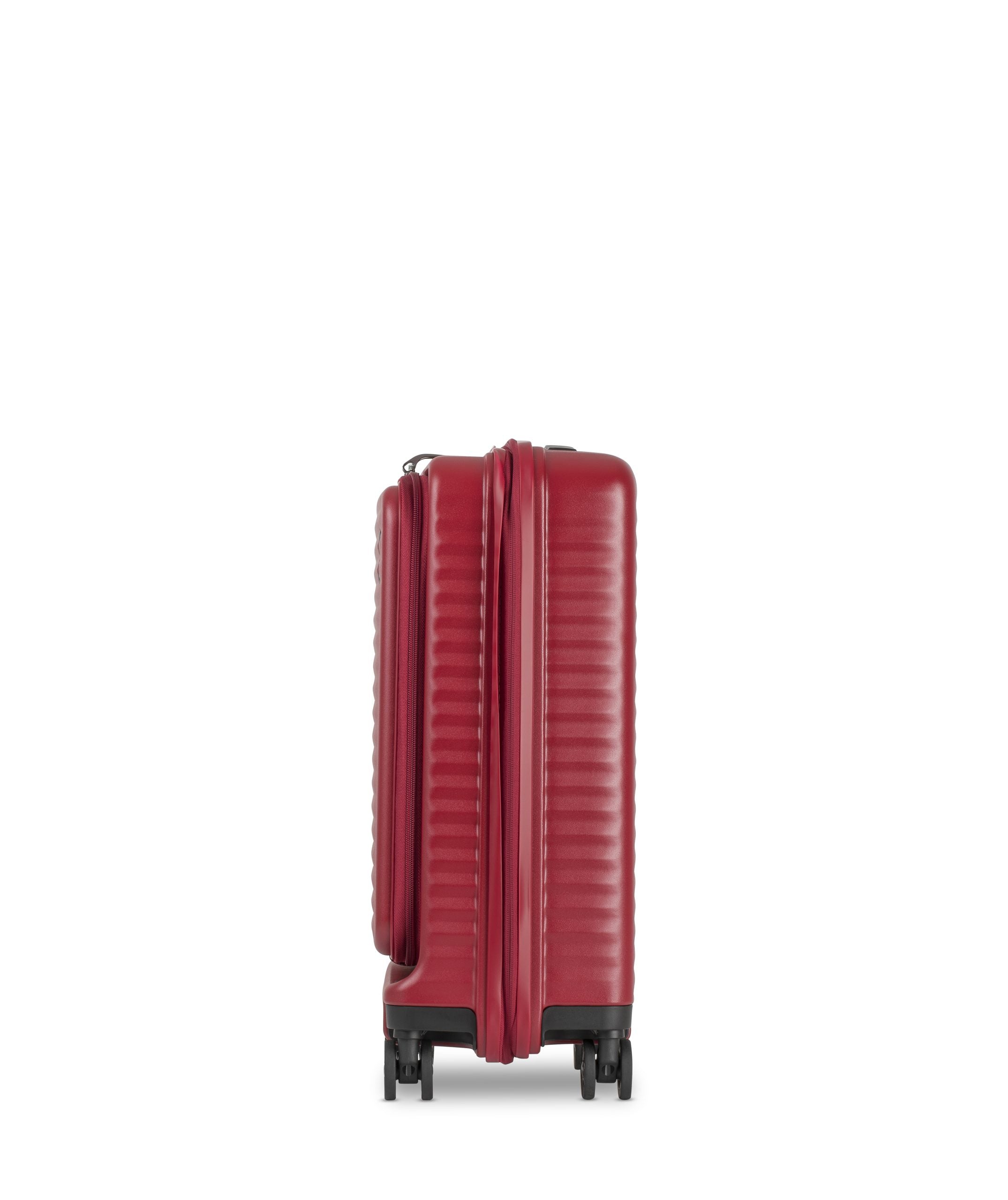 Echolac Celestra 20" Carry On Upright Luggage With Front Access Opening (Red)
