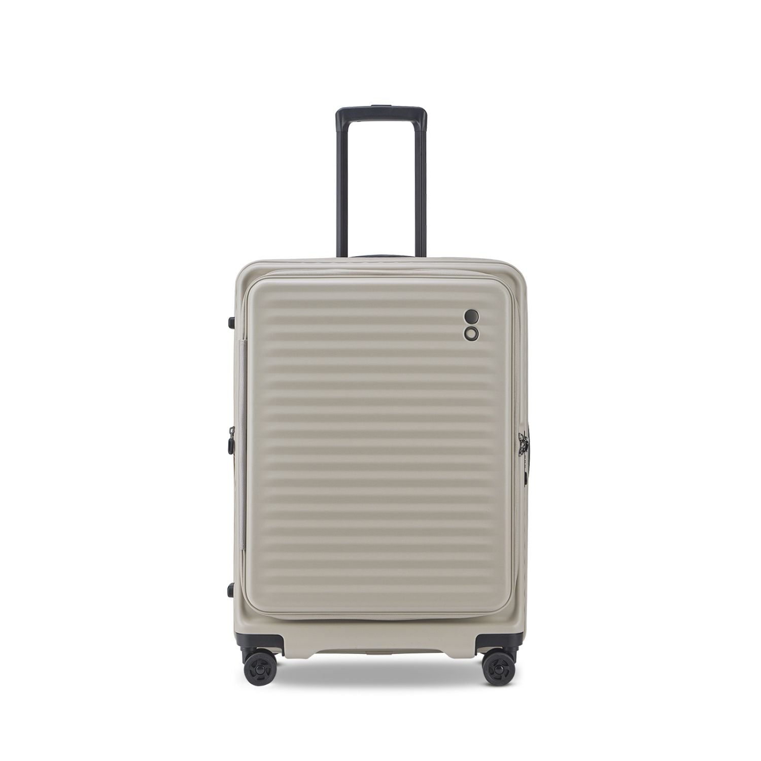 Echolac Celestra 20" Carry On Upright Luggage With Front Access Opening (Sandwhite)