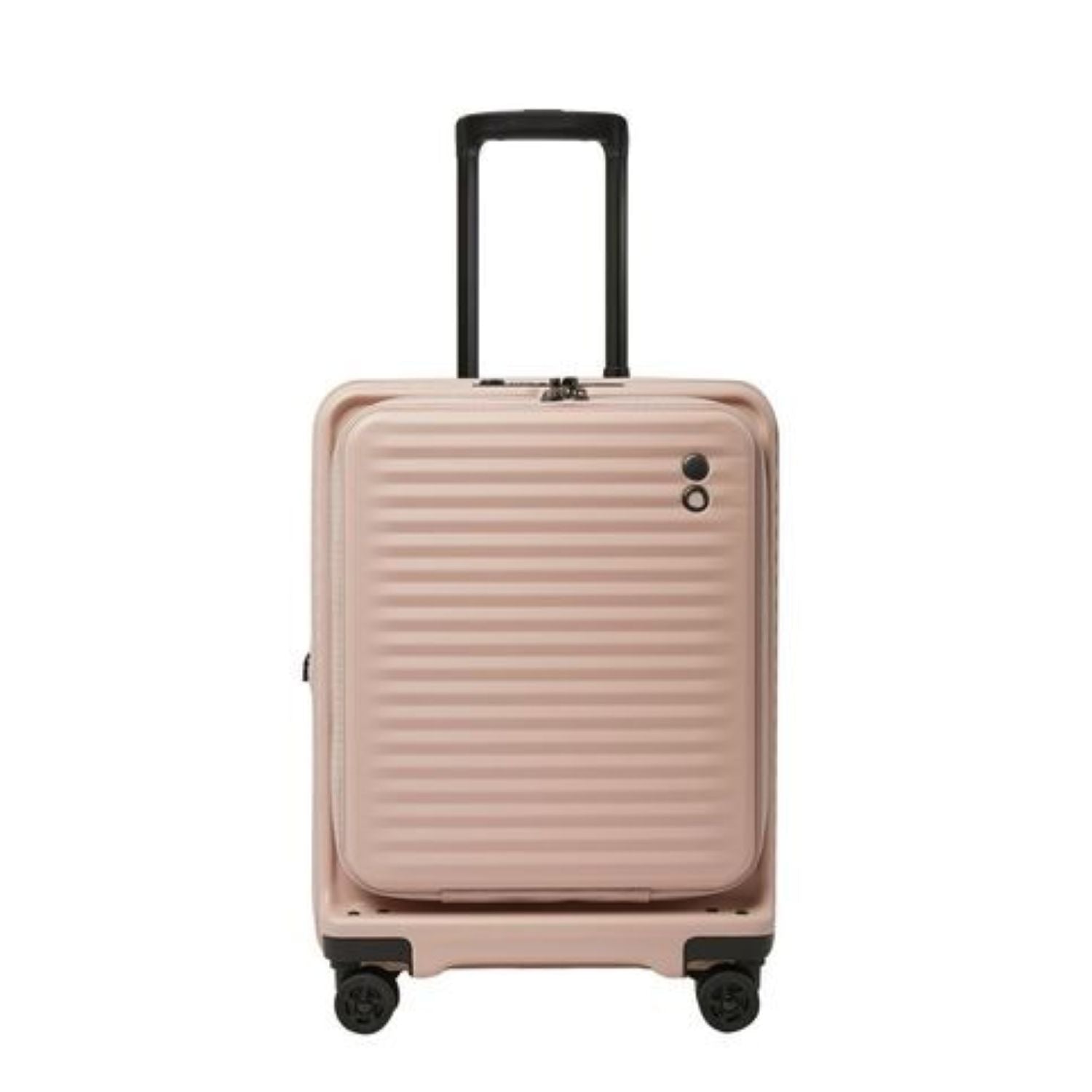 Echolac Celestra 20" Carry On Upright Luggage With Front Access Opening (Pink)