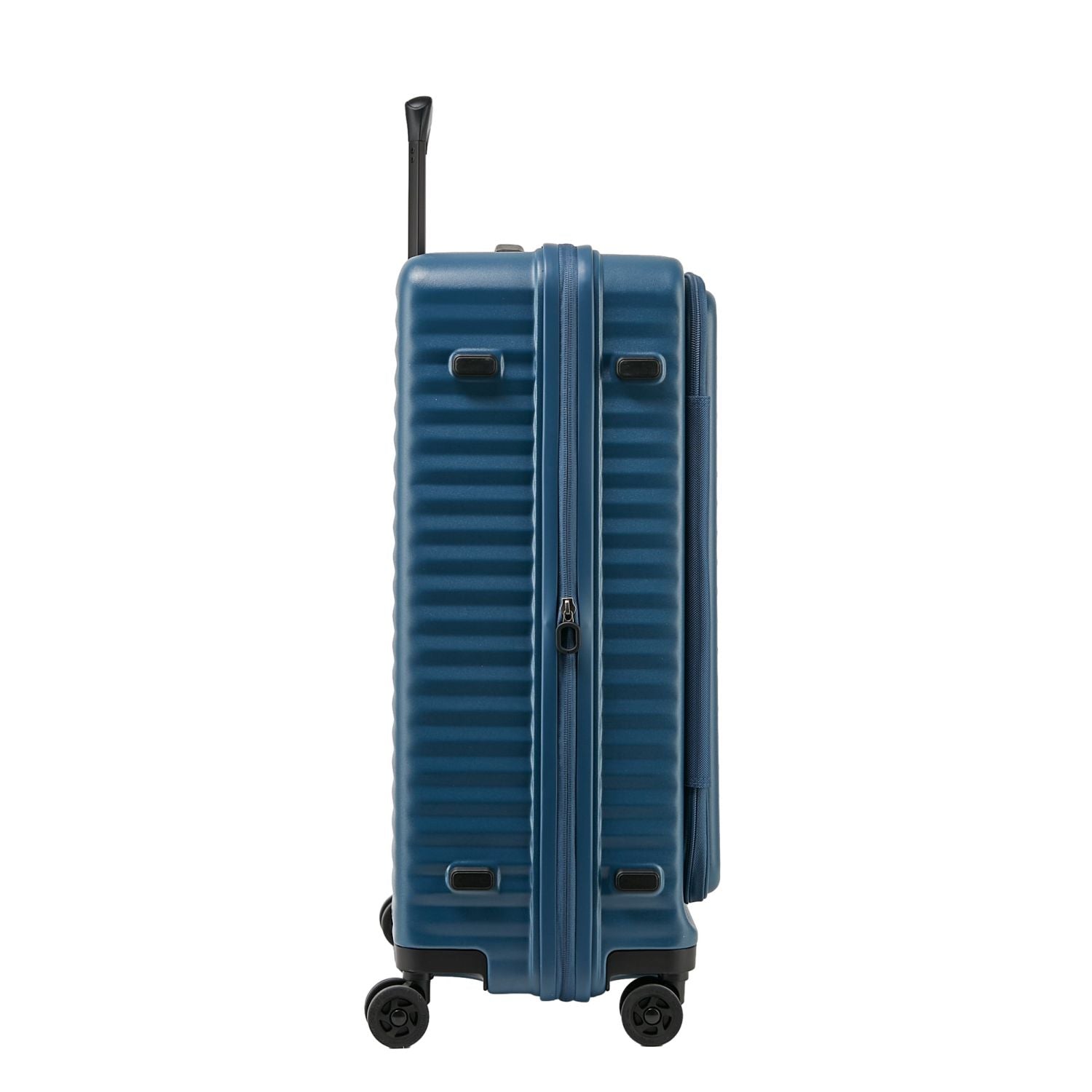 Echolac Celestra 24" Medium Upright Luggage With Front Access Opening (Dark Blue)