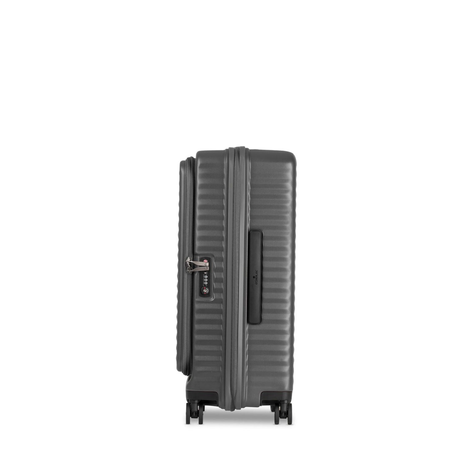 Echolac Celestra 24" Medium Upright Luggage With Front Access Opening (Grey)