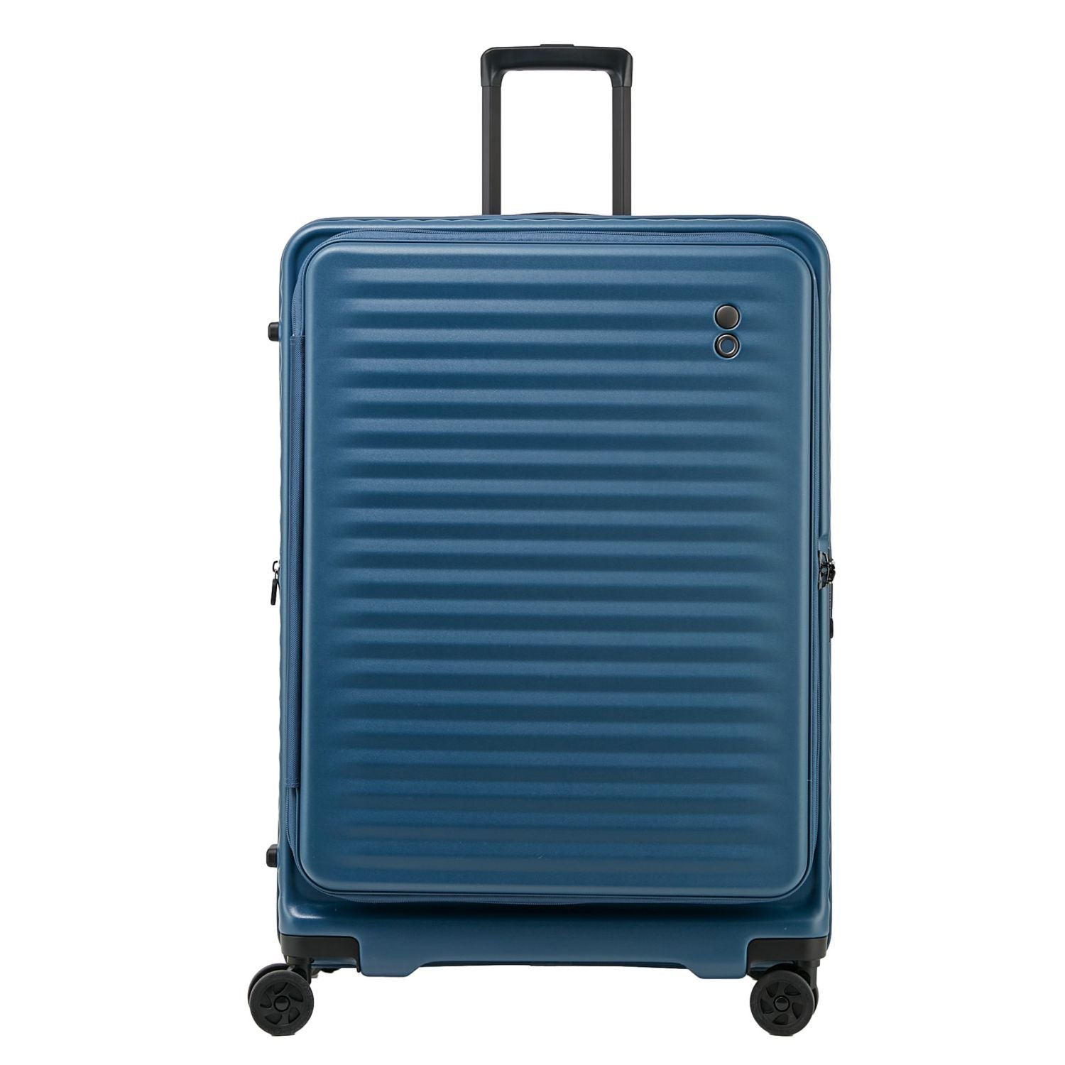 Echolac Celestra 28" Large Upright Luggage With Front Access Opening (Dark Blue)