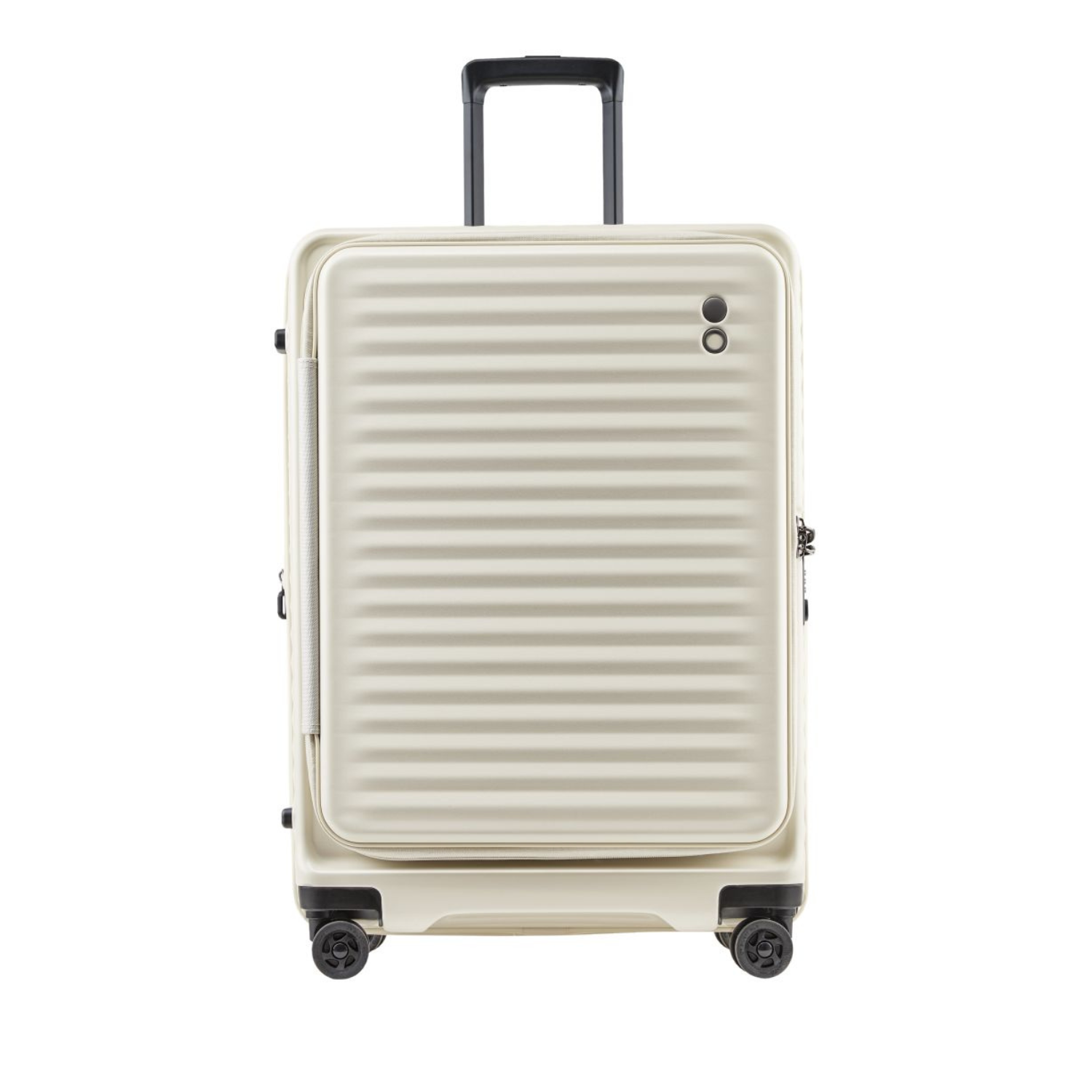 Echolac Celestra 28" Large Upright Luggage With Front Access Opening (Light Mocha)