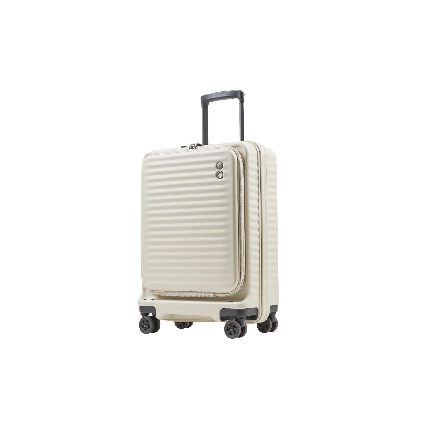 Echolac Celestra 28" Large Upright Luggage With Front Access Opening (Light Mocha)