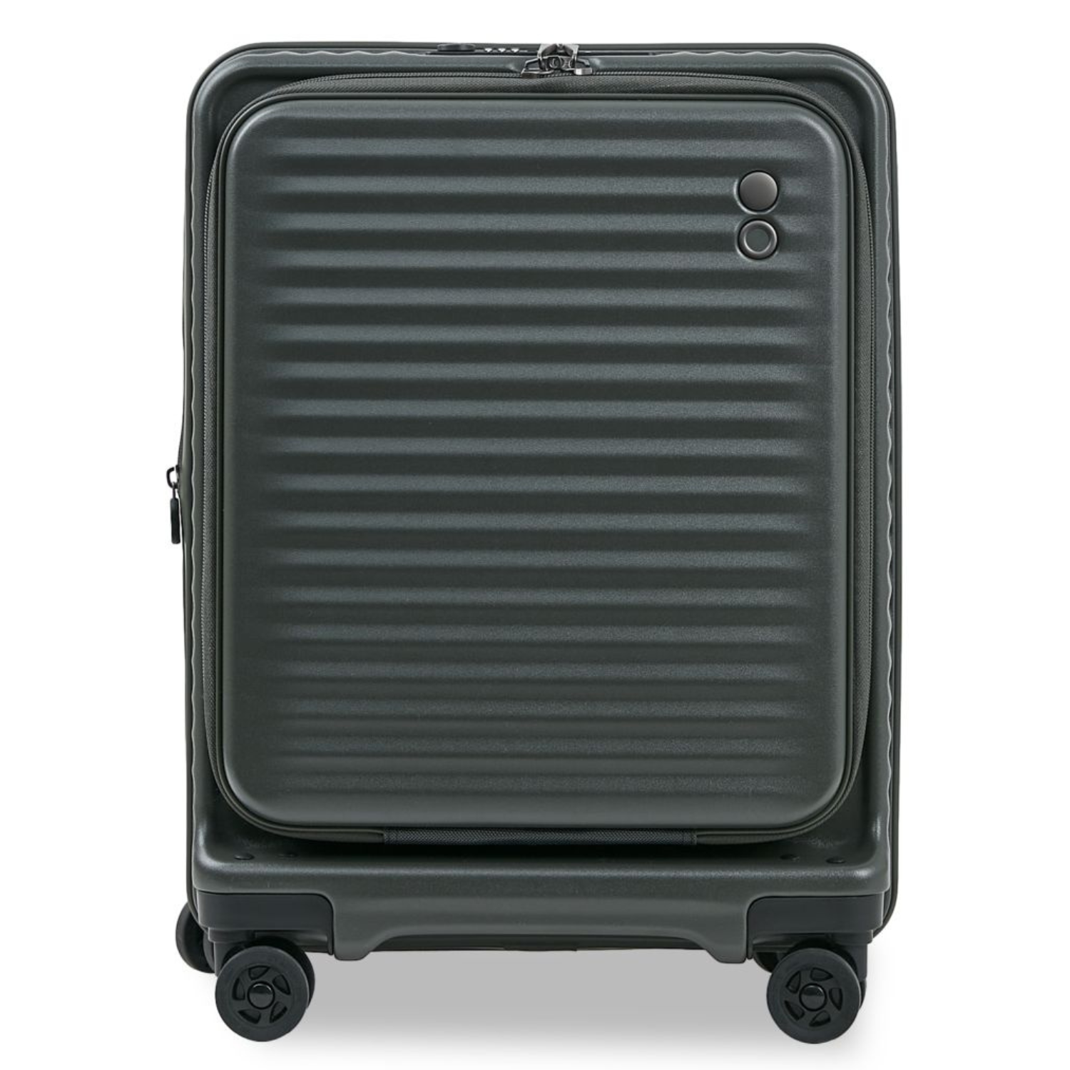 Echolac Celestra 28" Large Upright Luggage With Front Access Opening (Olive Green)