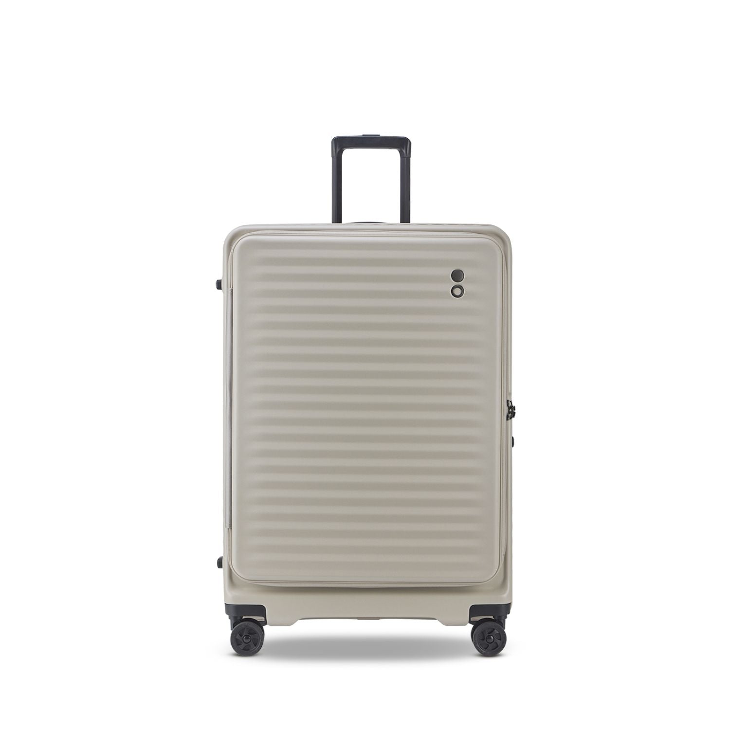 Echolac Celestra 28" Large Upright Luggage With Front Access Opening (Sandwhite)