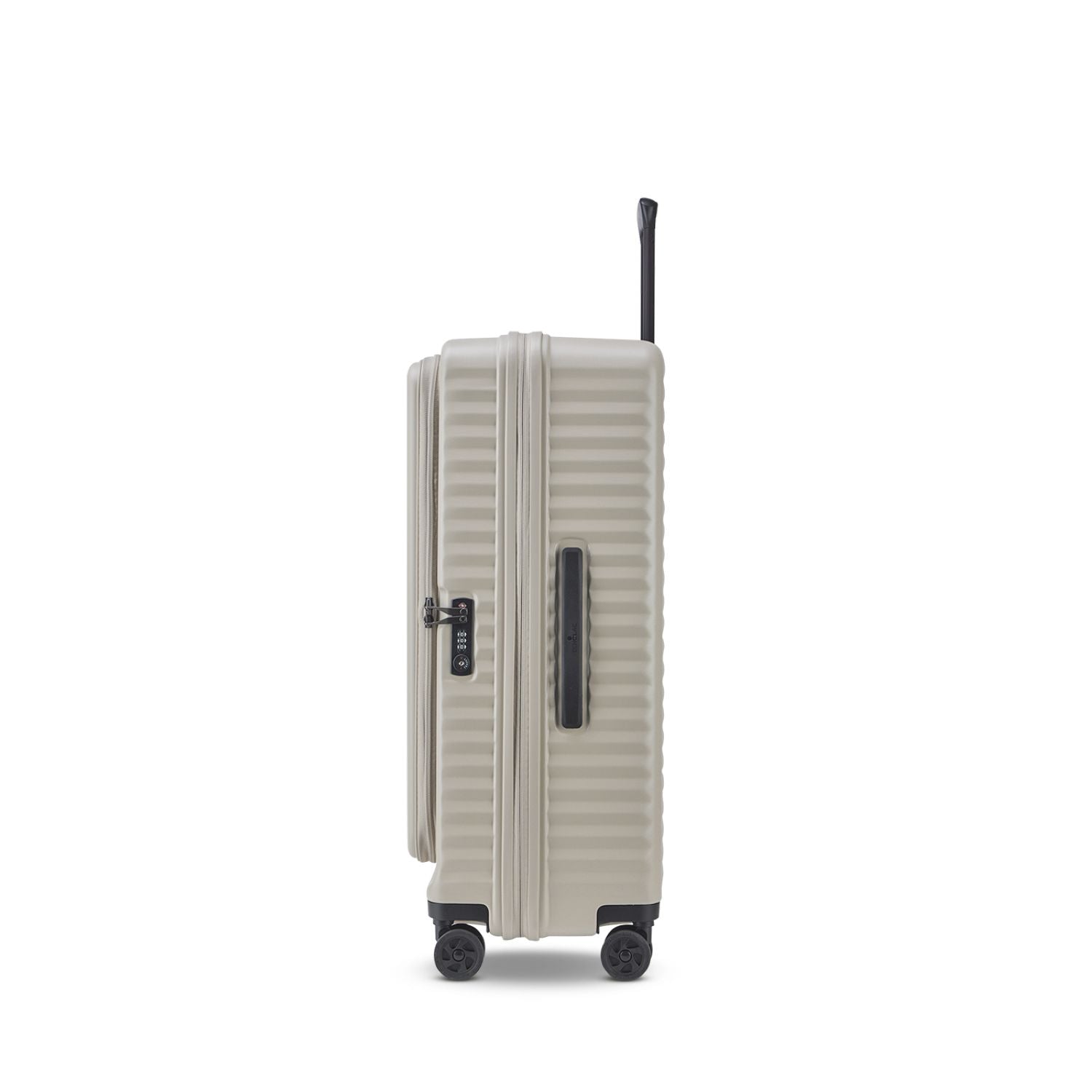 Echolac Celestra 28" Large Upright Luggage With Front Access Opening (Sandwhite)