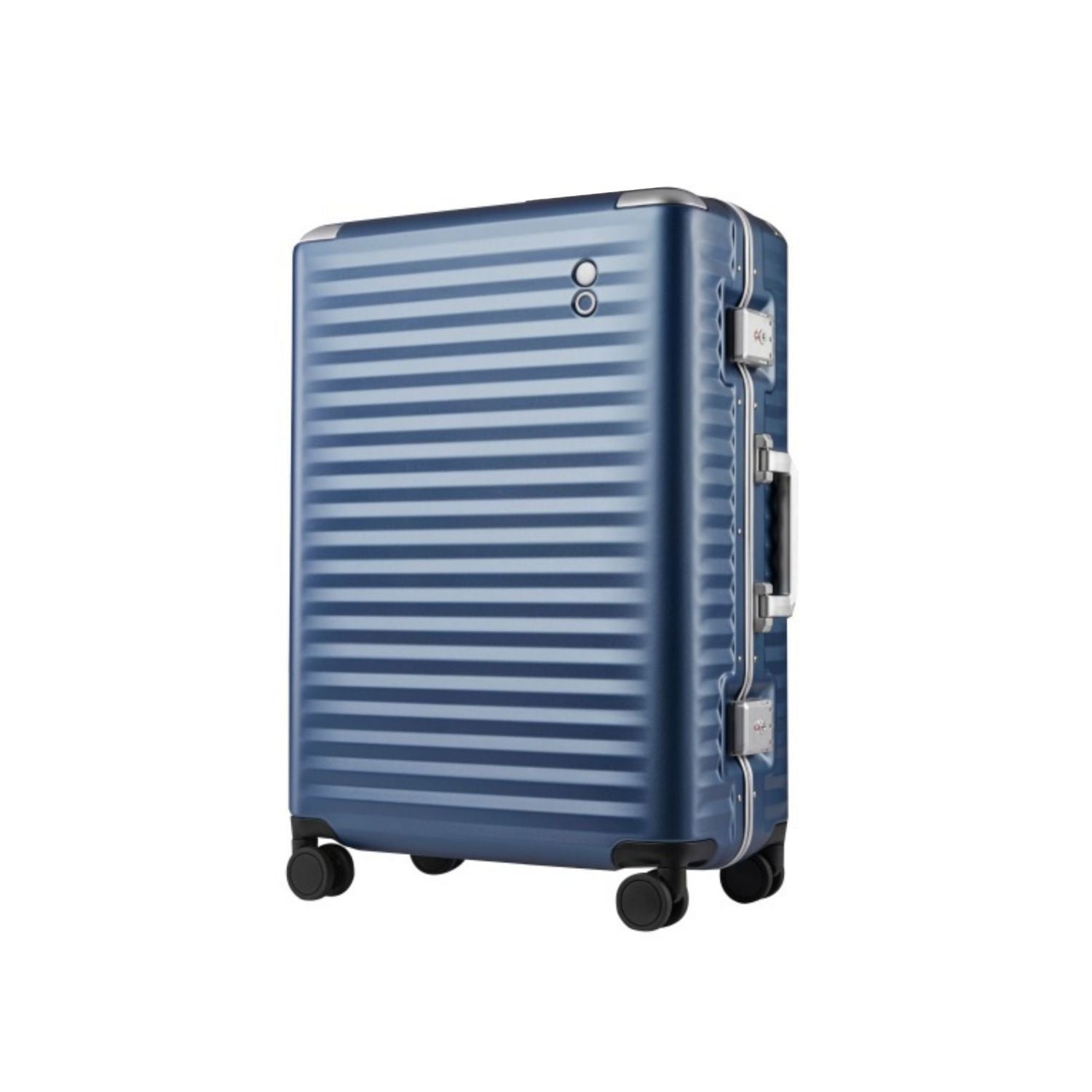 Echolac Celestra Aluminium Frame 20" Carry On Luggage with Silent Spinner Wheels (Navy)