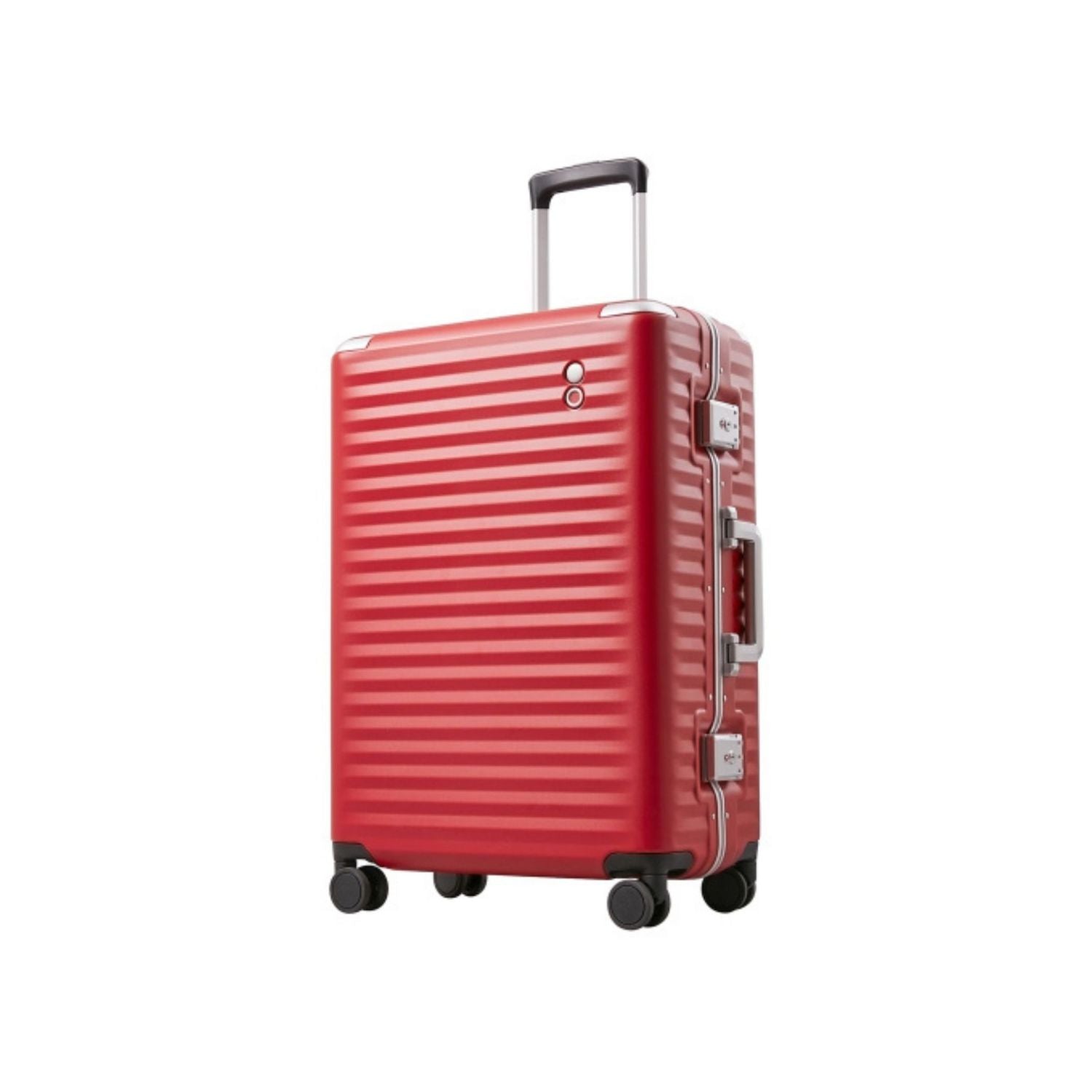 Echolac Celestra Aluminium Frame 20" Carry On Luggage with Silent Spinner Wheels (Red)