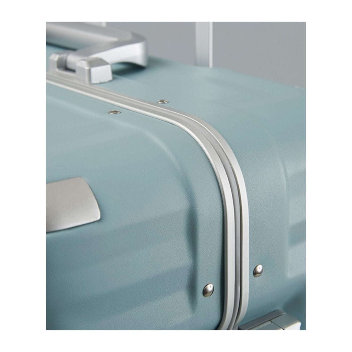 Echolac Celestra Aluminium Frame 20" Carry On Luggage with Silent Spinner Wheels (Slate Blue)