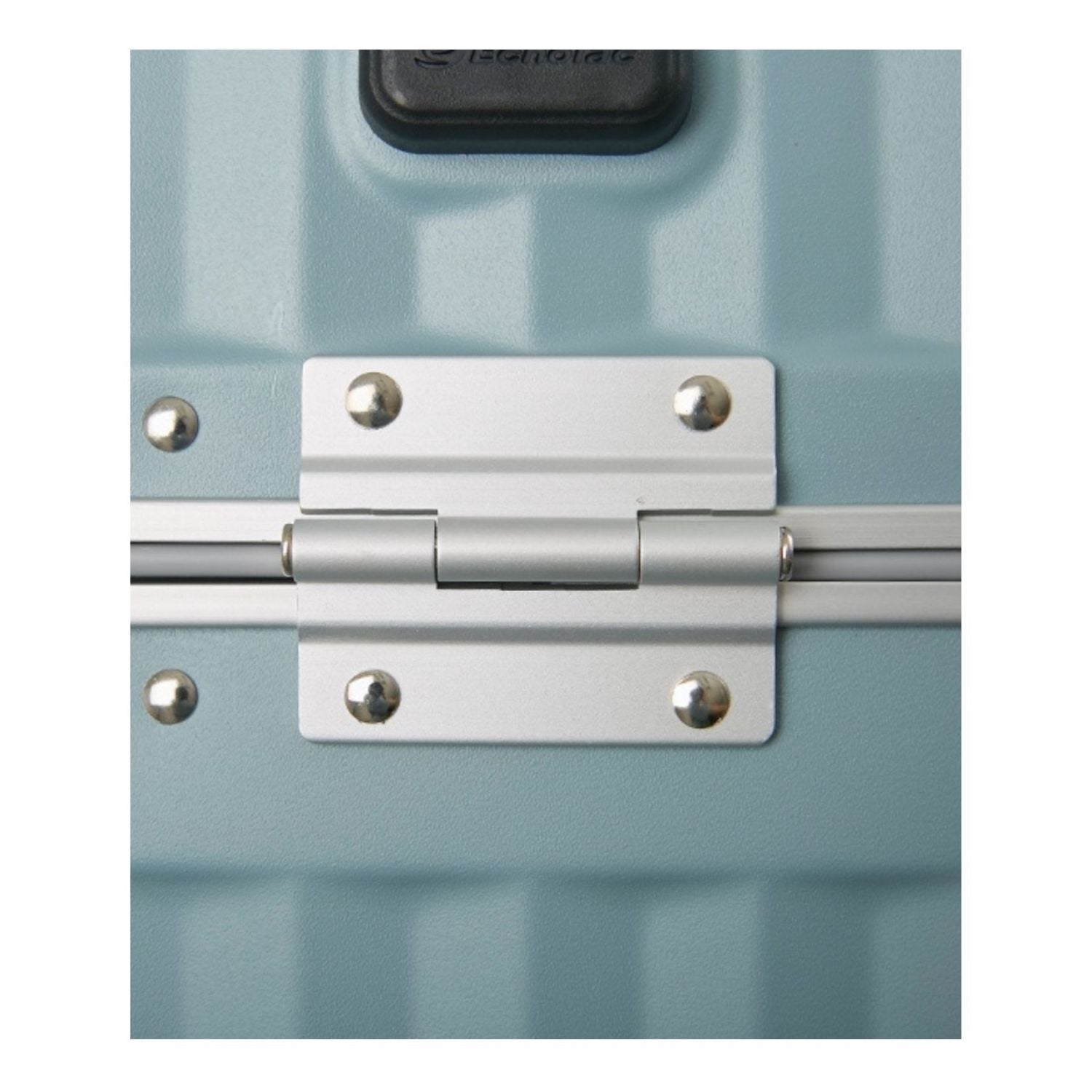 Echolac Celestra Aluminium Frame 24" Medium Luggage with Silent Spinner Wheels (Slate Blue)