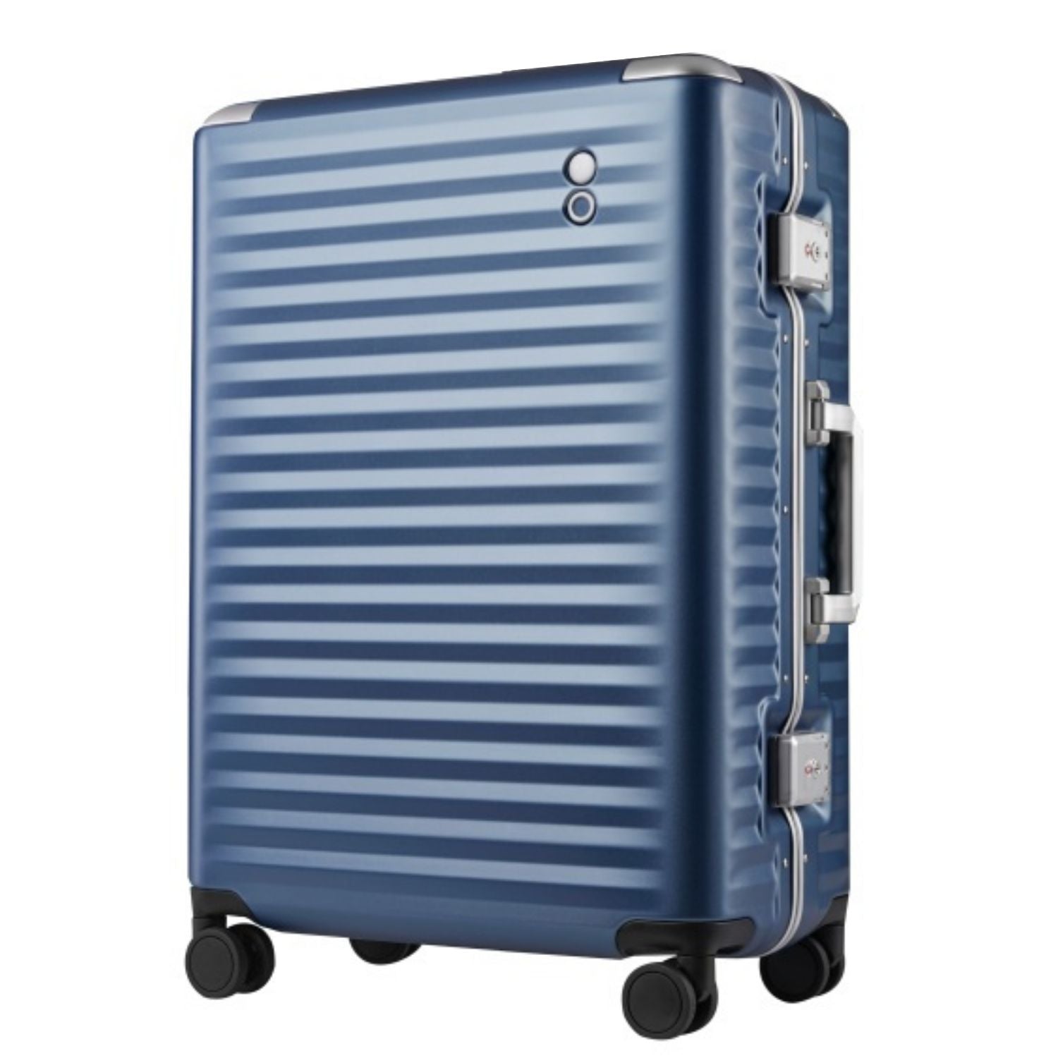 Echolac Celestra Aluminium Frame 28" Large Luggage with Silent Spinner Wheels (Navy)