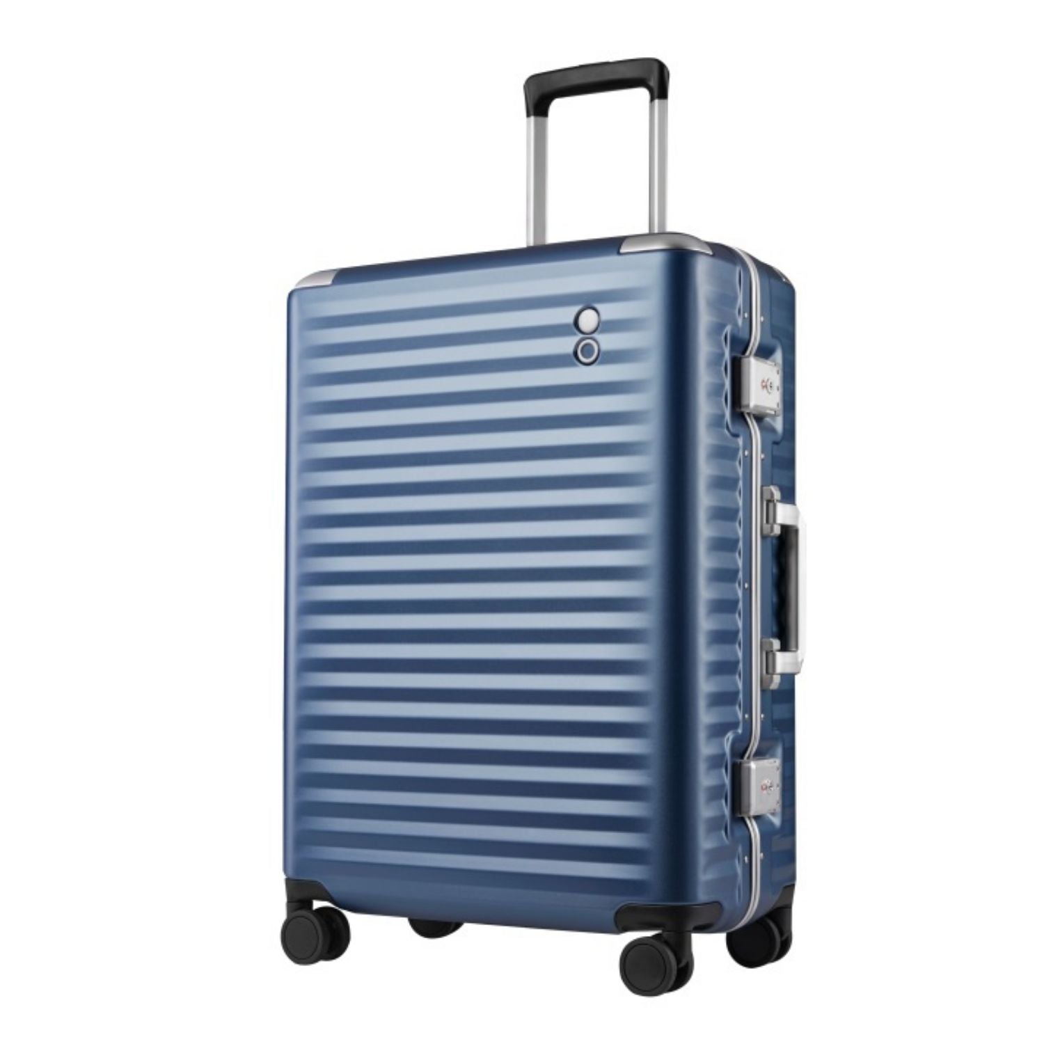 Echolac Celestra Aluminium Frame 28" Large Luggage with Silent Spinner Wheels (Navy)