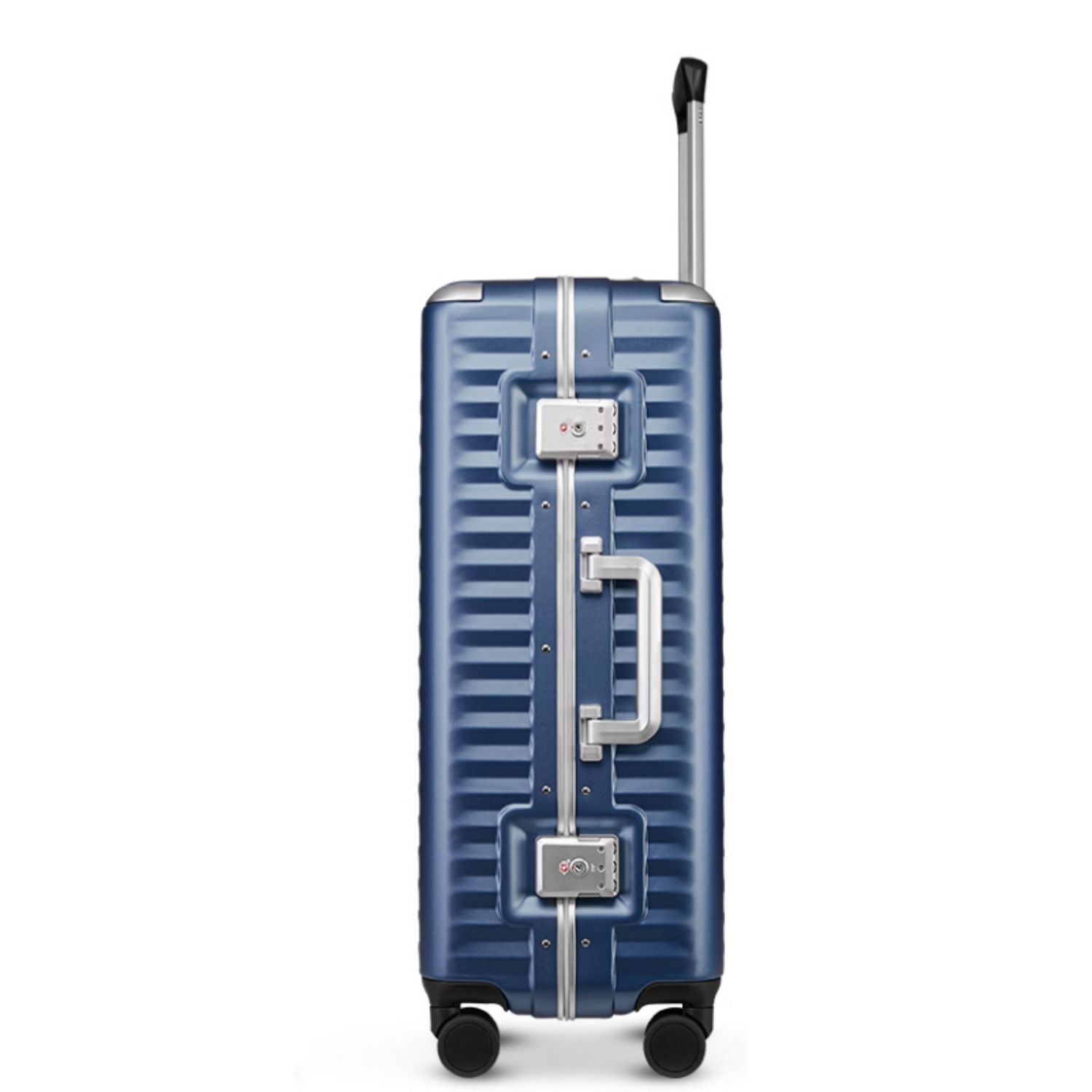 Echolac Celestra Aluminium Frame 28" Large Luggage with Silent Spinner Wheels (Navy)
