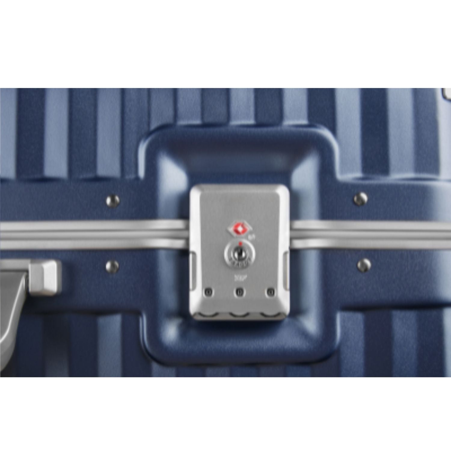 Echolac Celestra Aluminium Frame 28" Large Luggage with Silent Spinner Wheels (Navy)