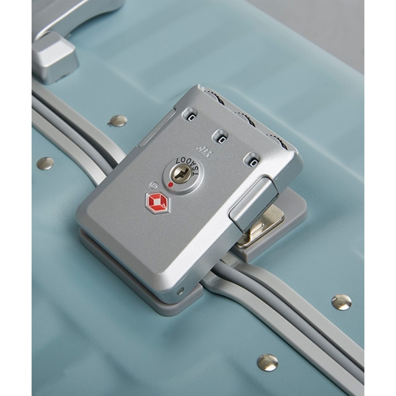 Echolac Celestra Aluminium Frame 28" Large Luggage with Silent Spinner Wheels (Slate Blue)