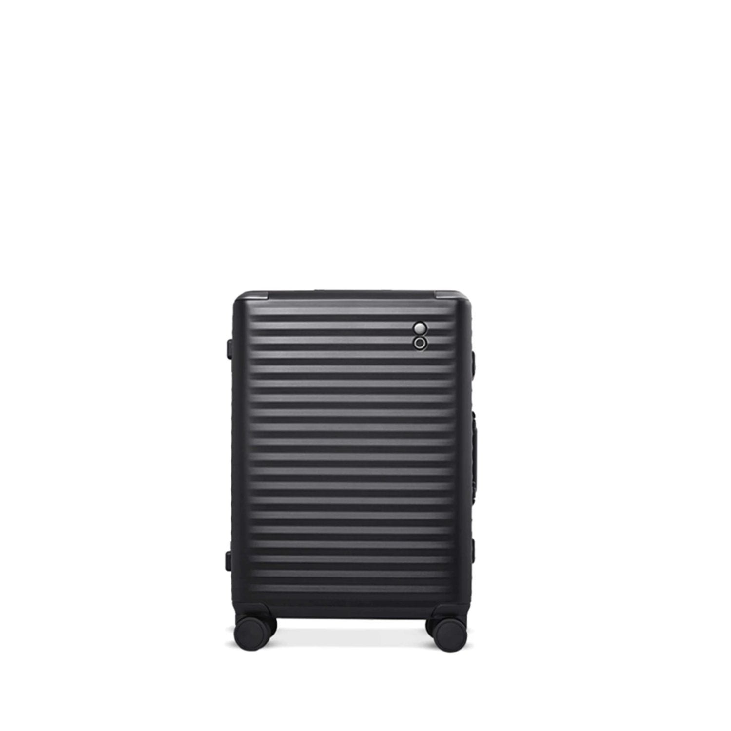 Echolac Celestra Aluminium Frame 20" Carry On Luggage with Silent Spinner Wheels (Black)