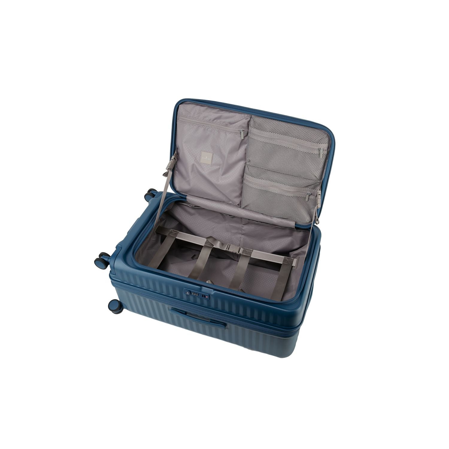 Echolac Celestra Supertrunk KF 28" Large Luggage With Front Access Opening (Dark Blue)