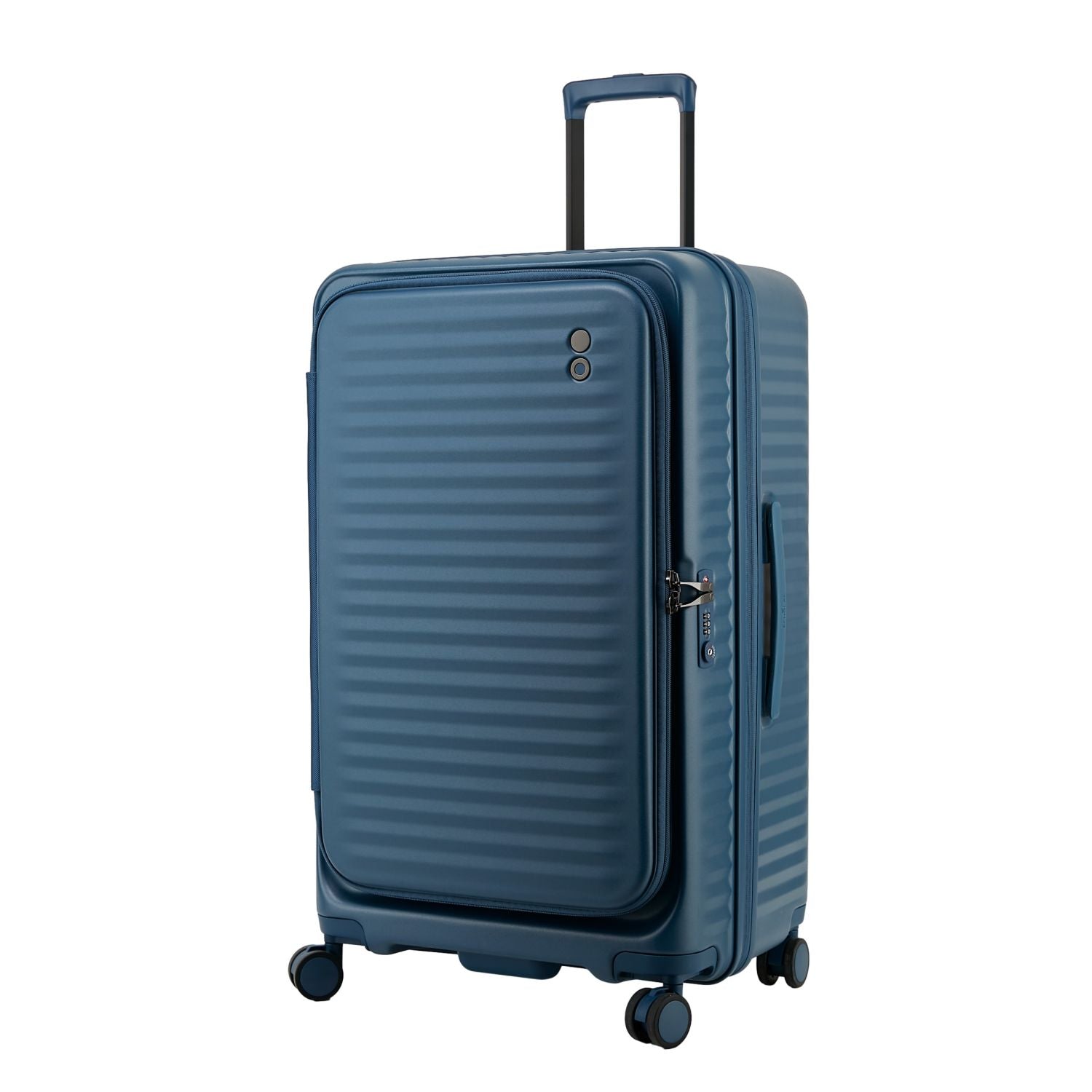 Echolac Celestra Supertrunk KF 28" Large Luggage With Front Access Opening (Dark Blue)