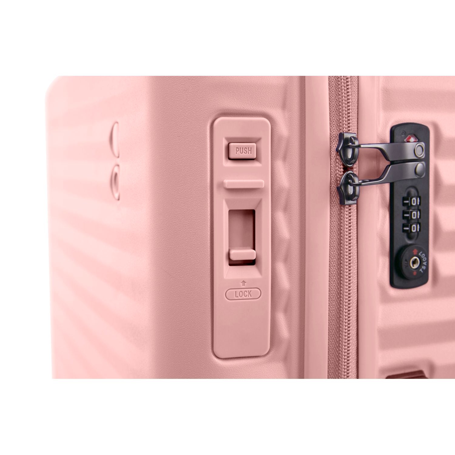 Echolac Celestra XA 24" Medium Luggage Expandable Spinner With Brake (Pink)