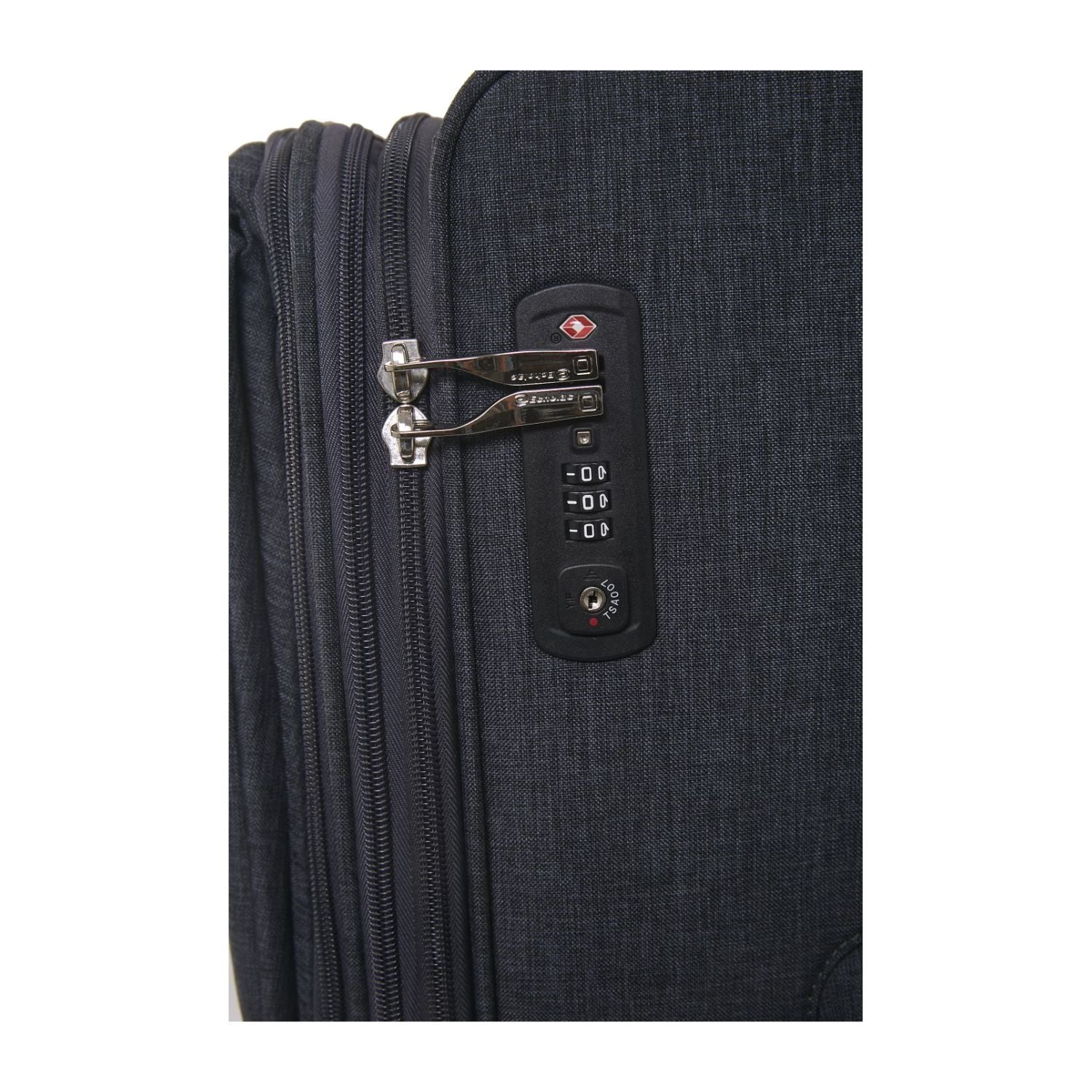 Echolac Gemini 24" Upright Medium Luggage (Dark Grey)