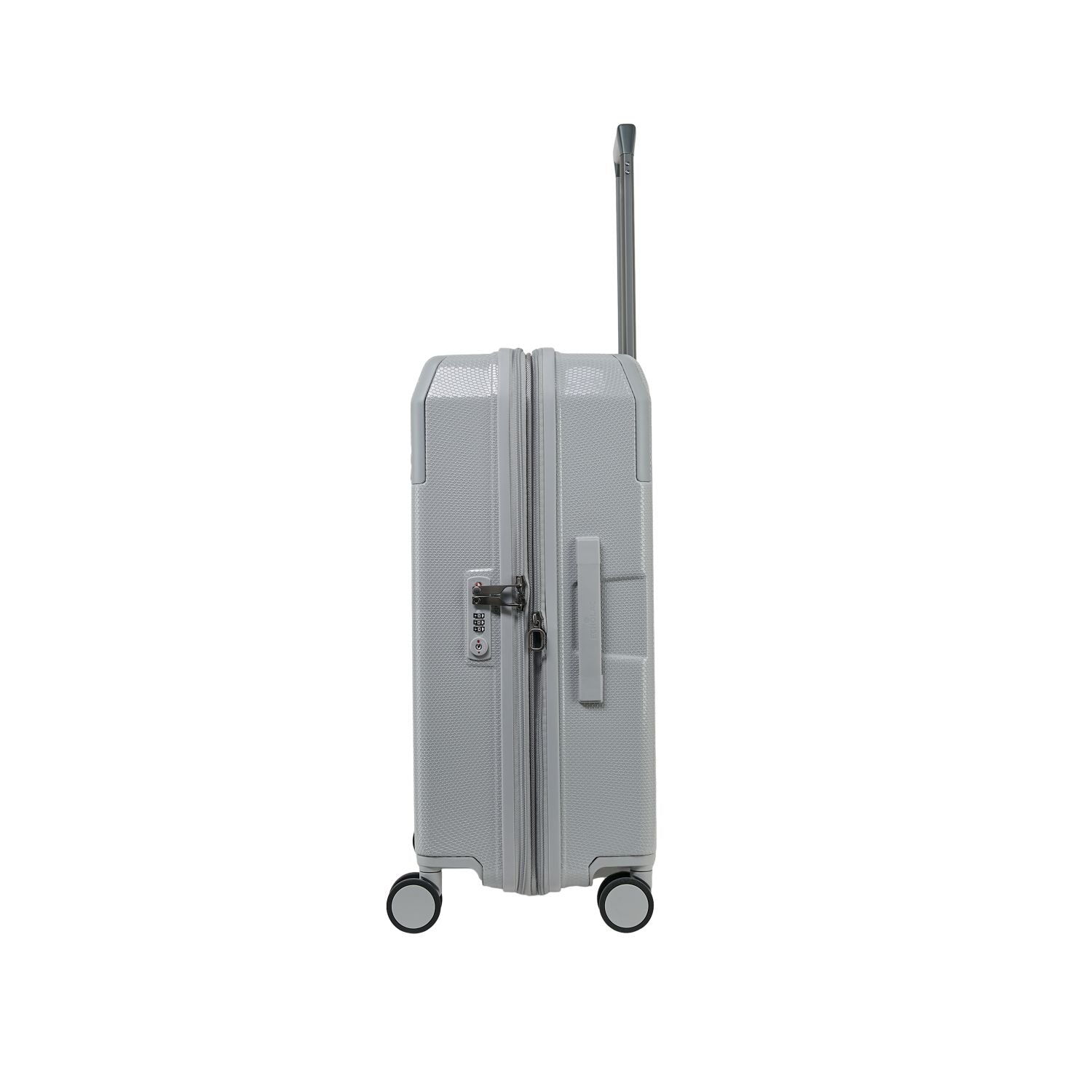 Echolac Logic 24" Expandable Medium Luggage (Light Grey)