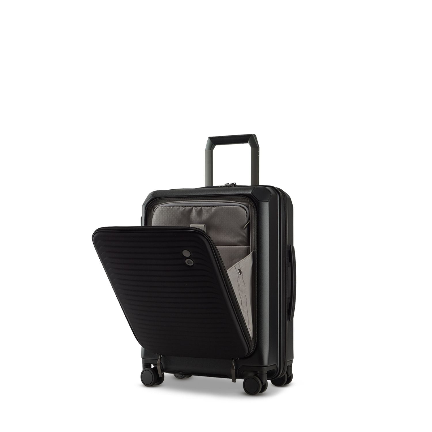 Echolac Shogun Evo G 20" Upright Carry On Luggage With Front Access Opening (Black)