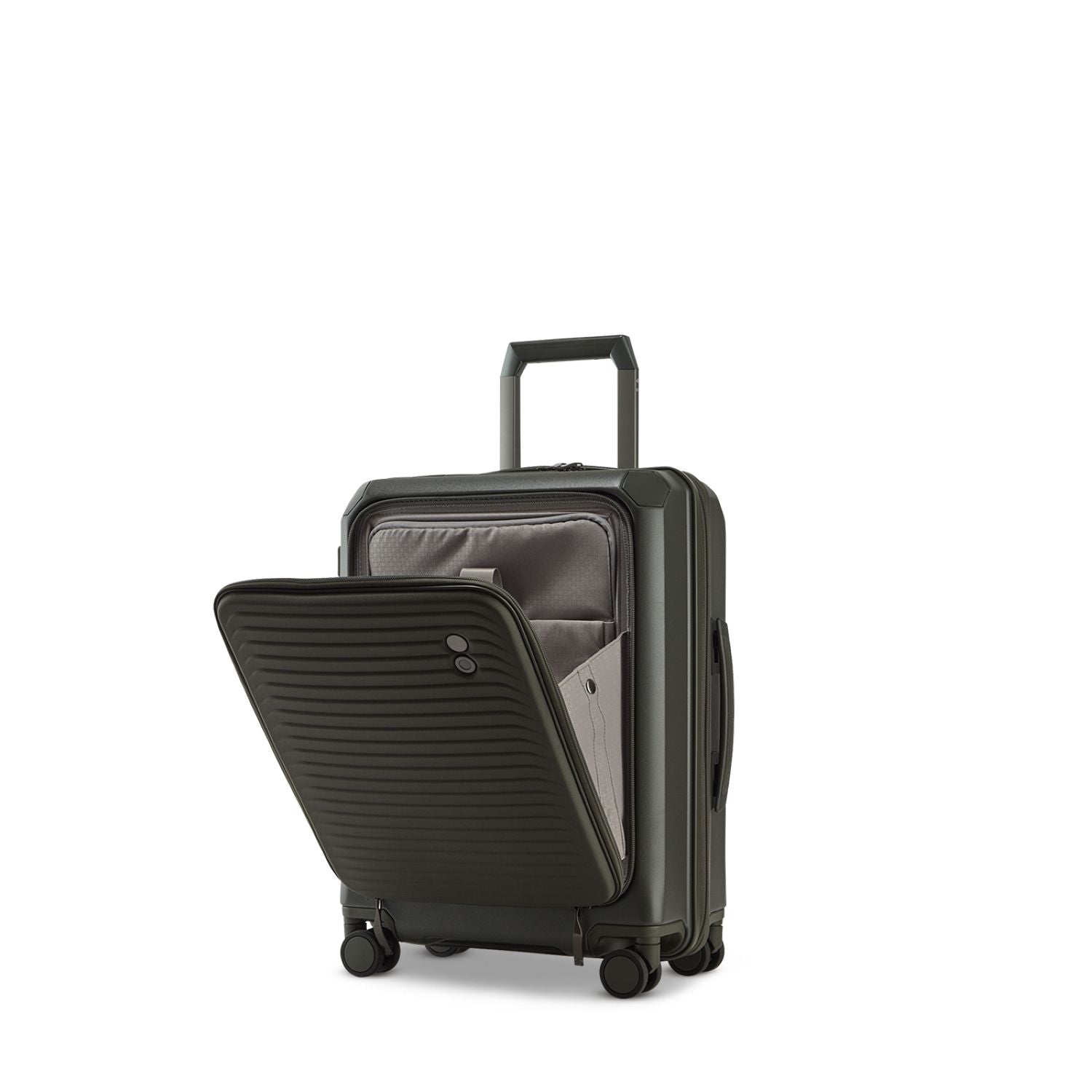 Echolac Shogun Evo G 20" Upright Carry On Luggage With Front Access Opening (Deep Olive)