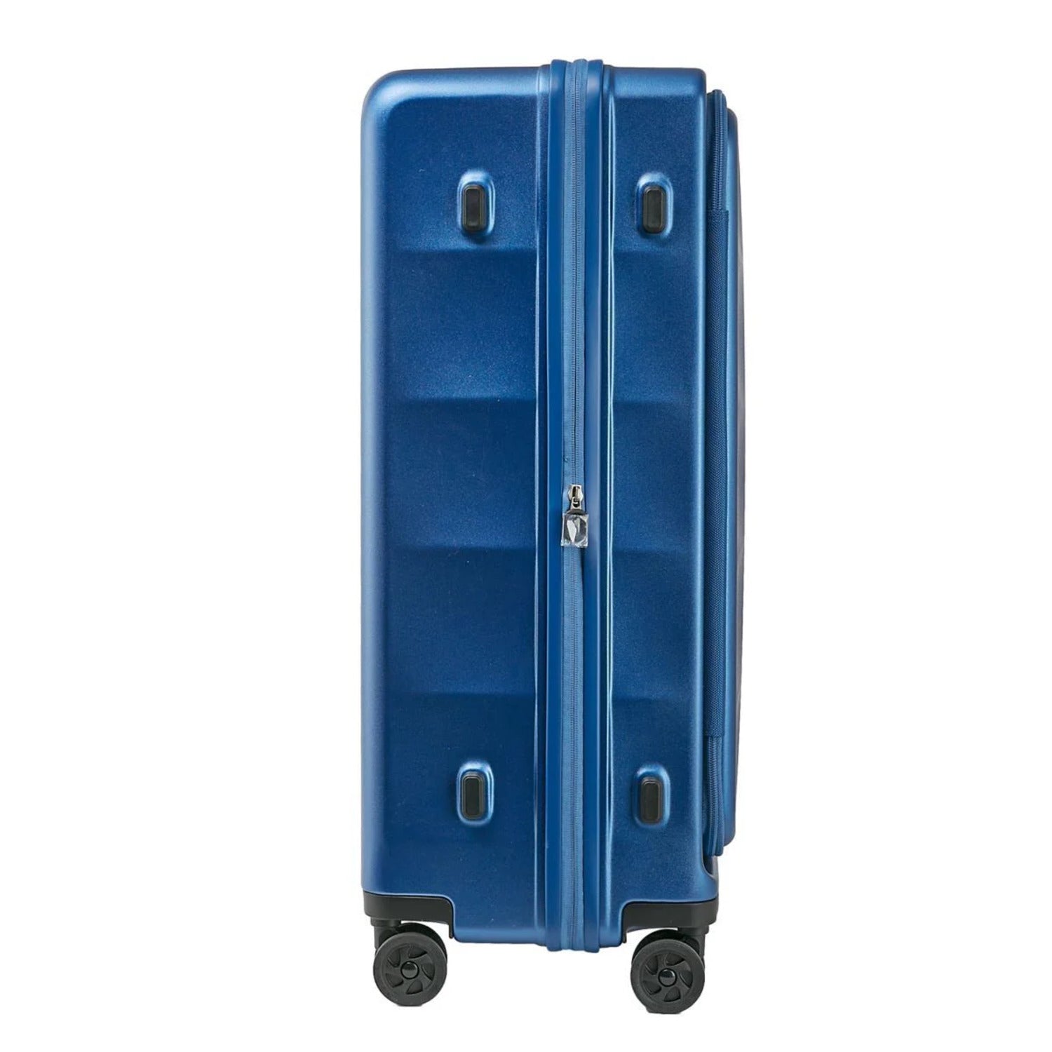 Echolac Square FX 28" Large Expandable Luggage (Blue)