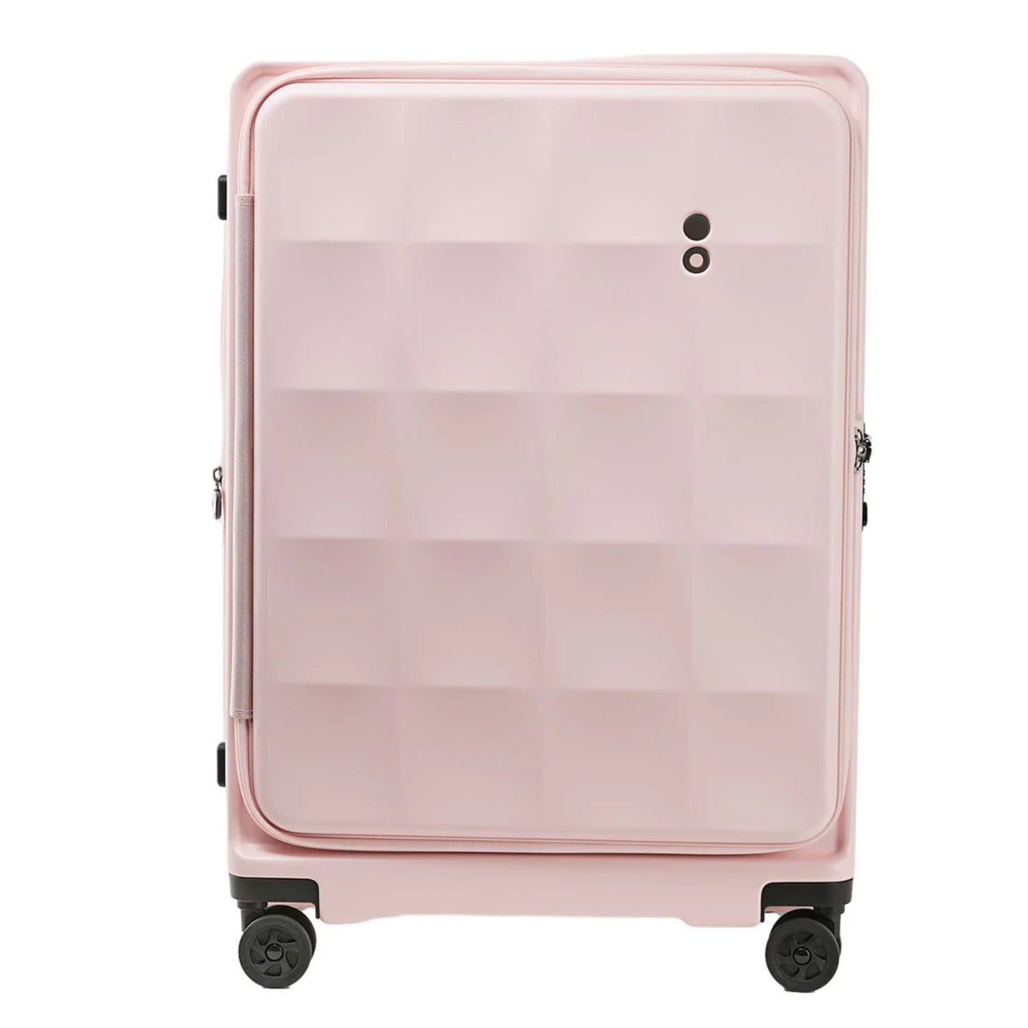Echolac Square FX 28" Large Expandable Luggage (Light Pink)