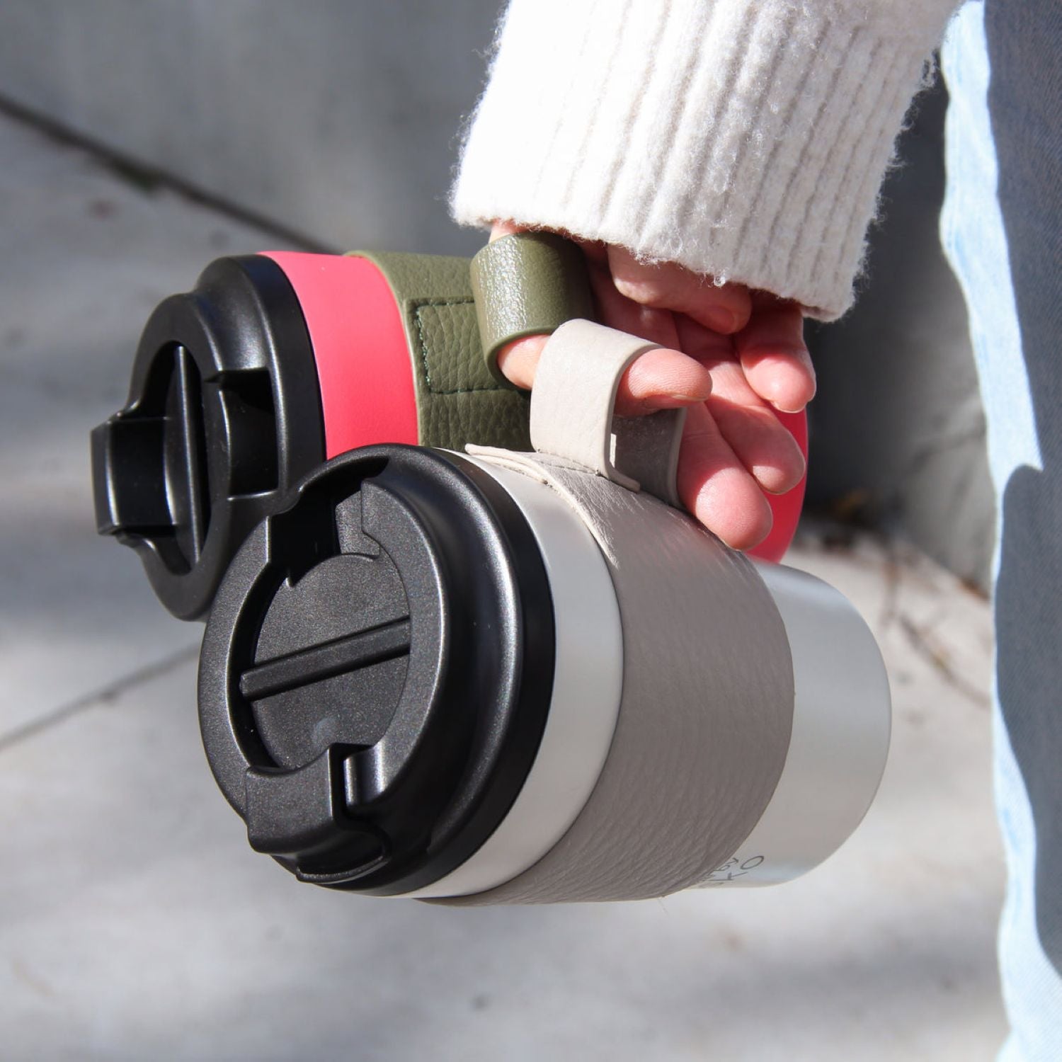 Made By Fressko Bino 8oz Cup Sleeve - Grey