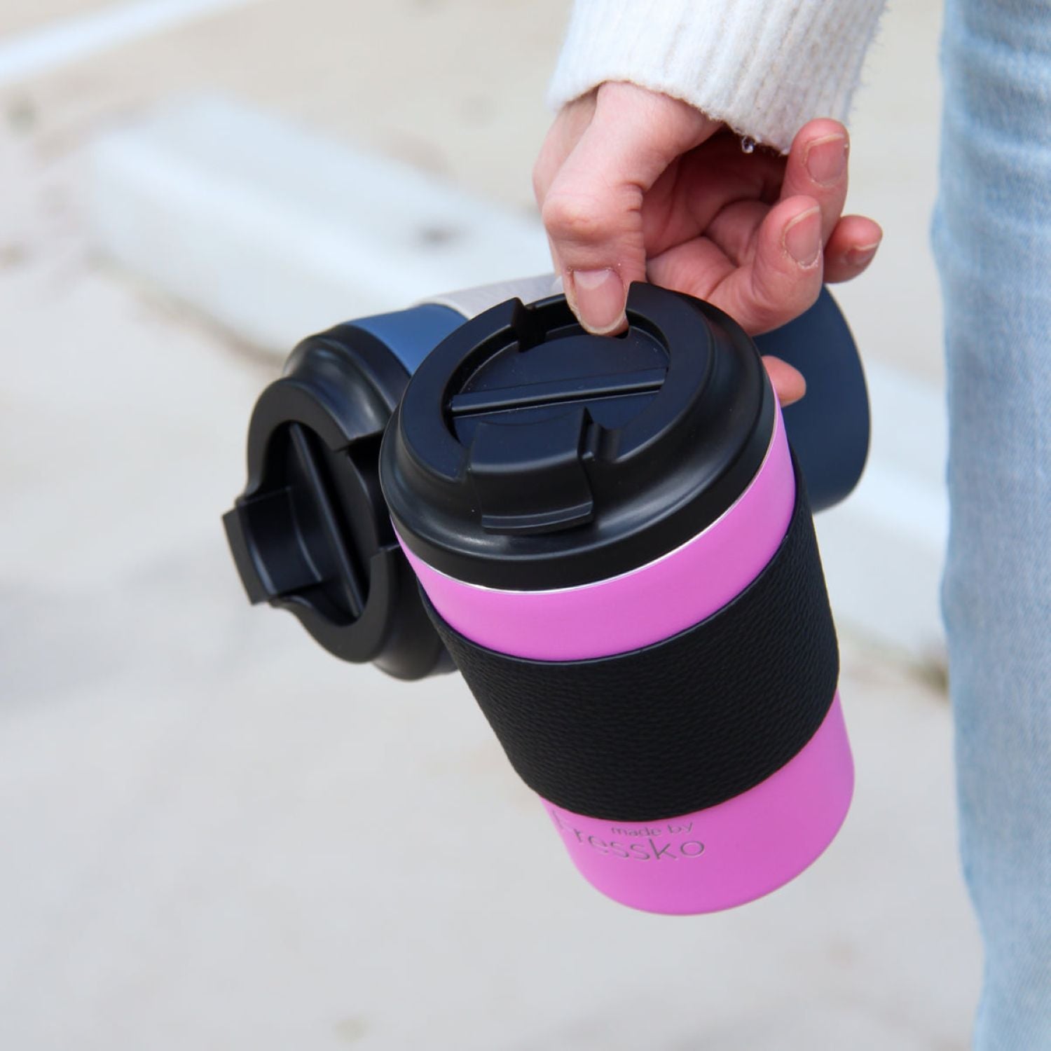 Made By Fressko Bino 8oz Cup Sleeve - Navy