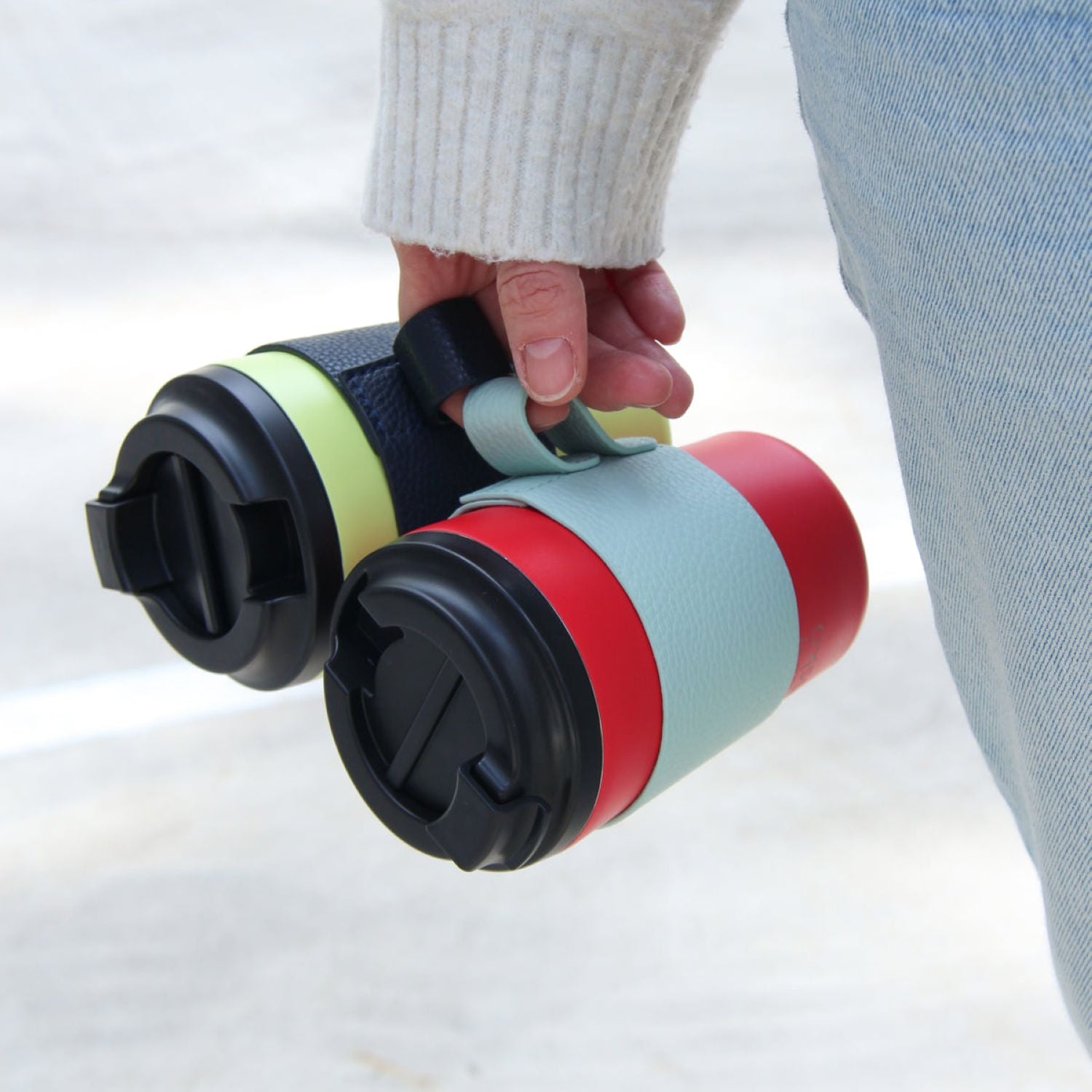 Made By Fressko Bino 8oz Cup Sleeve - Teal