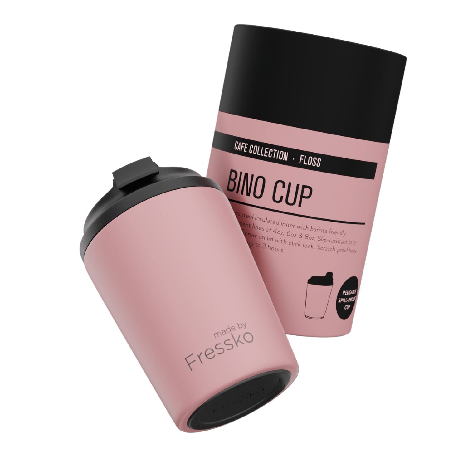 Made By Fressko Bino 8oz Insulated Stainless Steel Cup - Floss