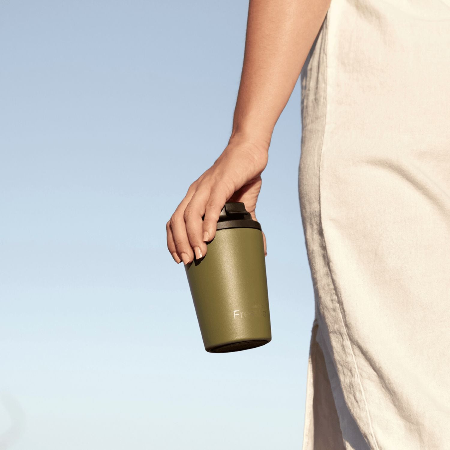 Made By Fressko Camino 12oz Insulated Stainless Steel Cup - Khaki