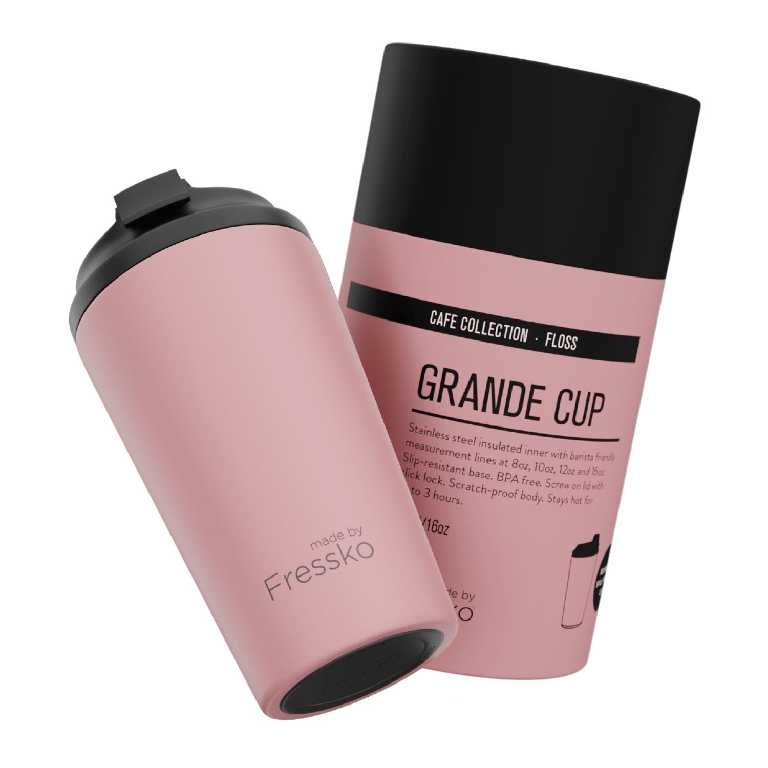 Made By Fressko Grande 16oz Insulated Stainless Steel Cup - Floss