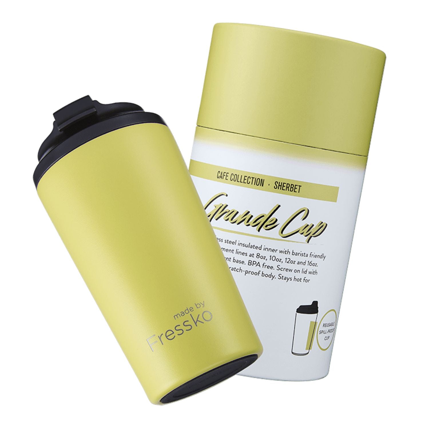 Made By Fressko Grande 16oz Insulated Stainless Steel Cup - Sherbet