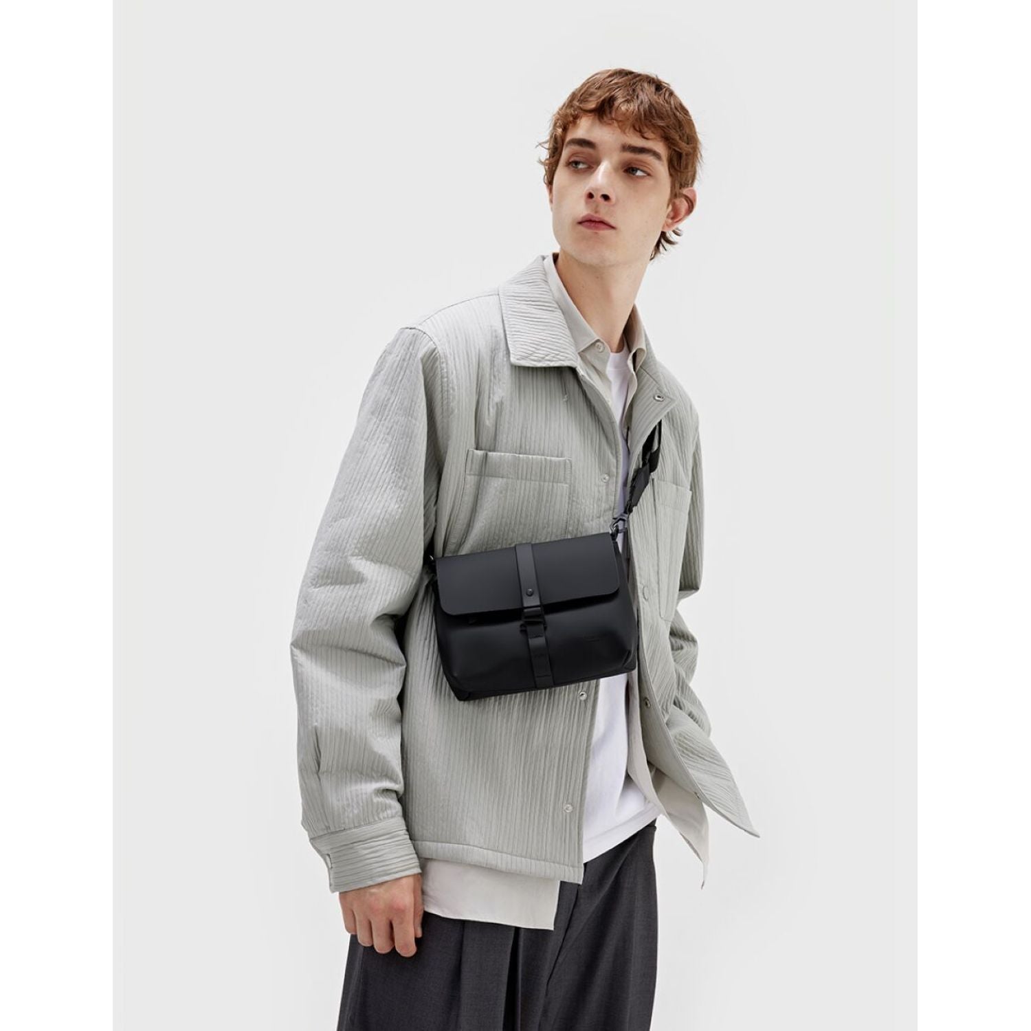 Gaston Luga Splash Crossbody Bag - Black