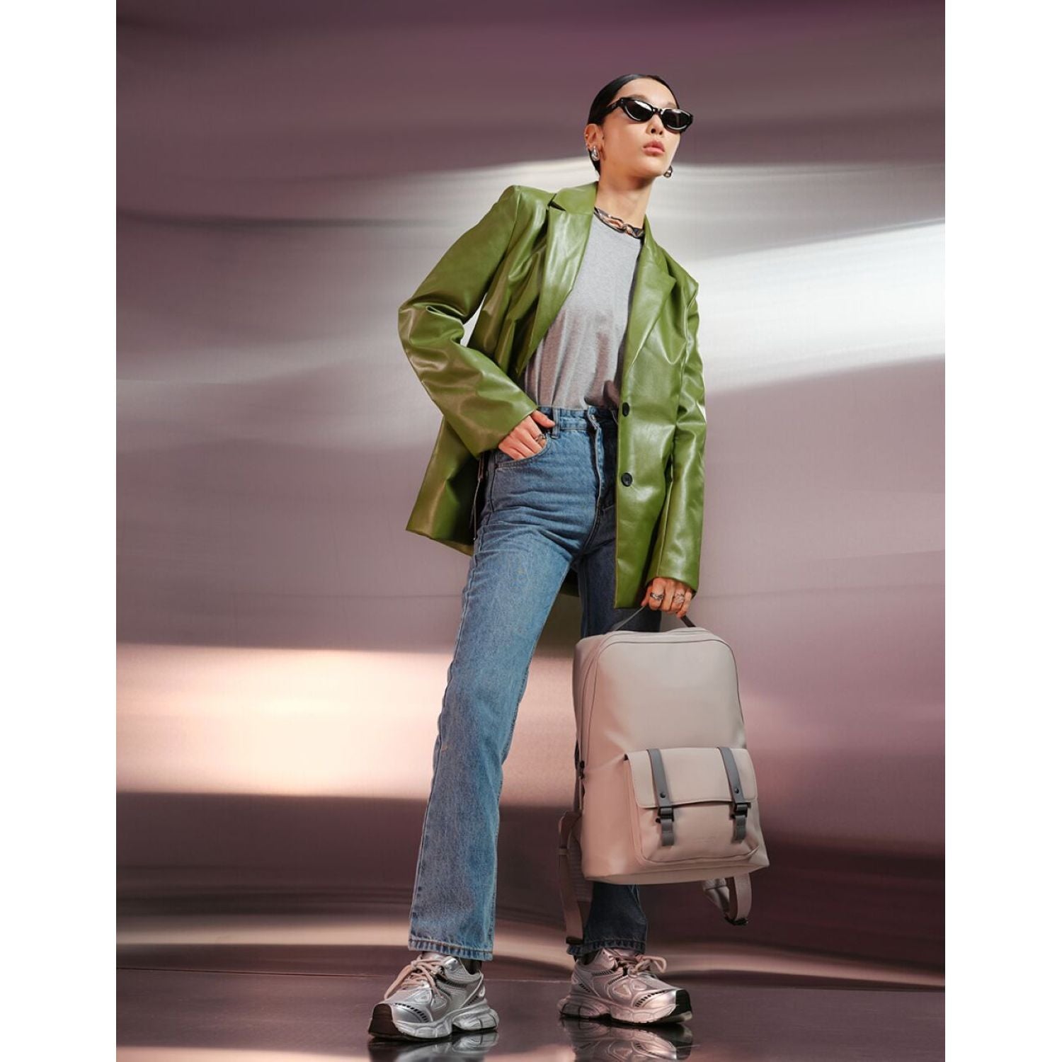 Gaston Luga Splash Org. Backpack 15" - Taupe