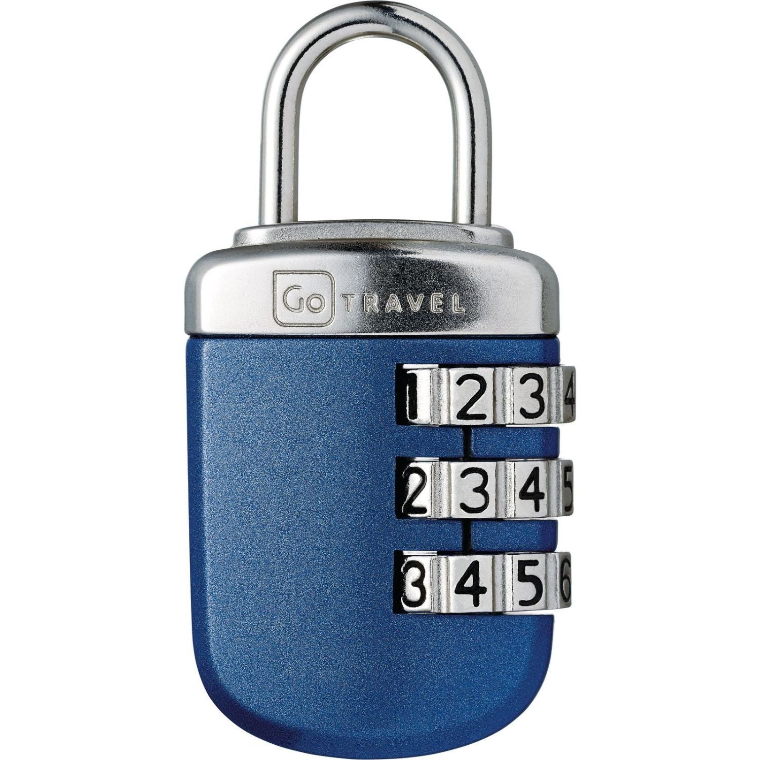 Go Travel Large Dial Padlock (Blue)