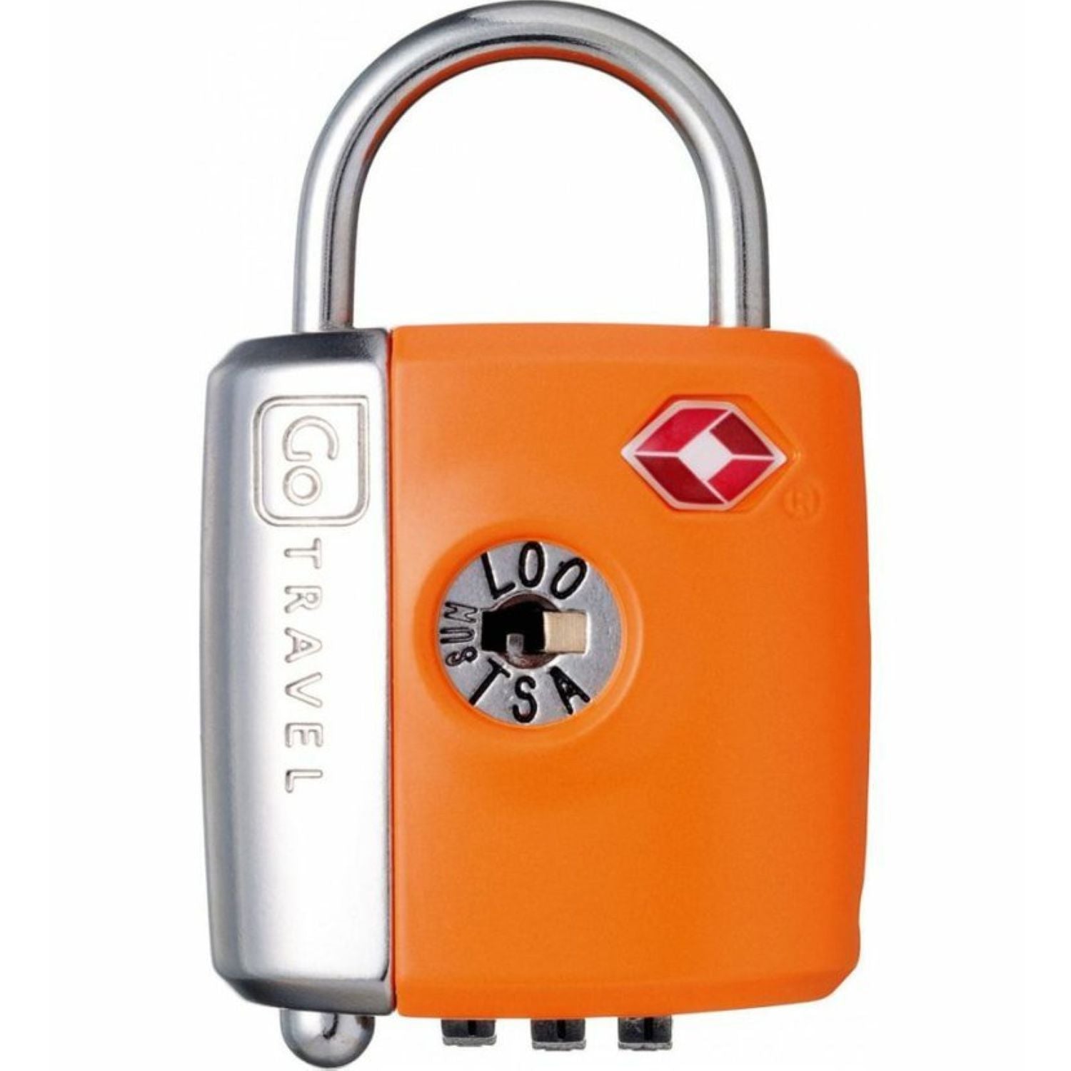 Go Travel Travel Sentry Approved Dual Key/Combi Padlock (Orange)